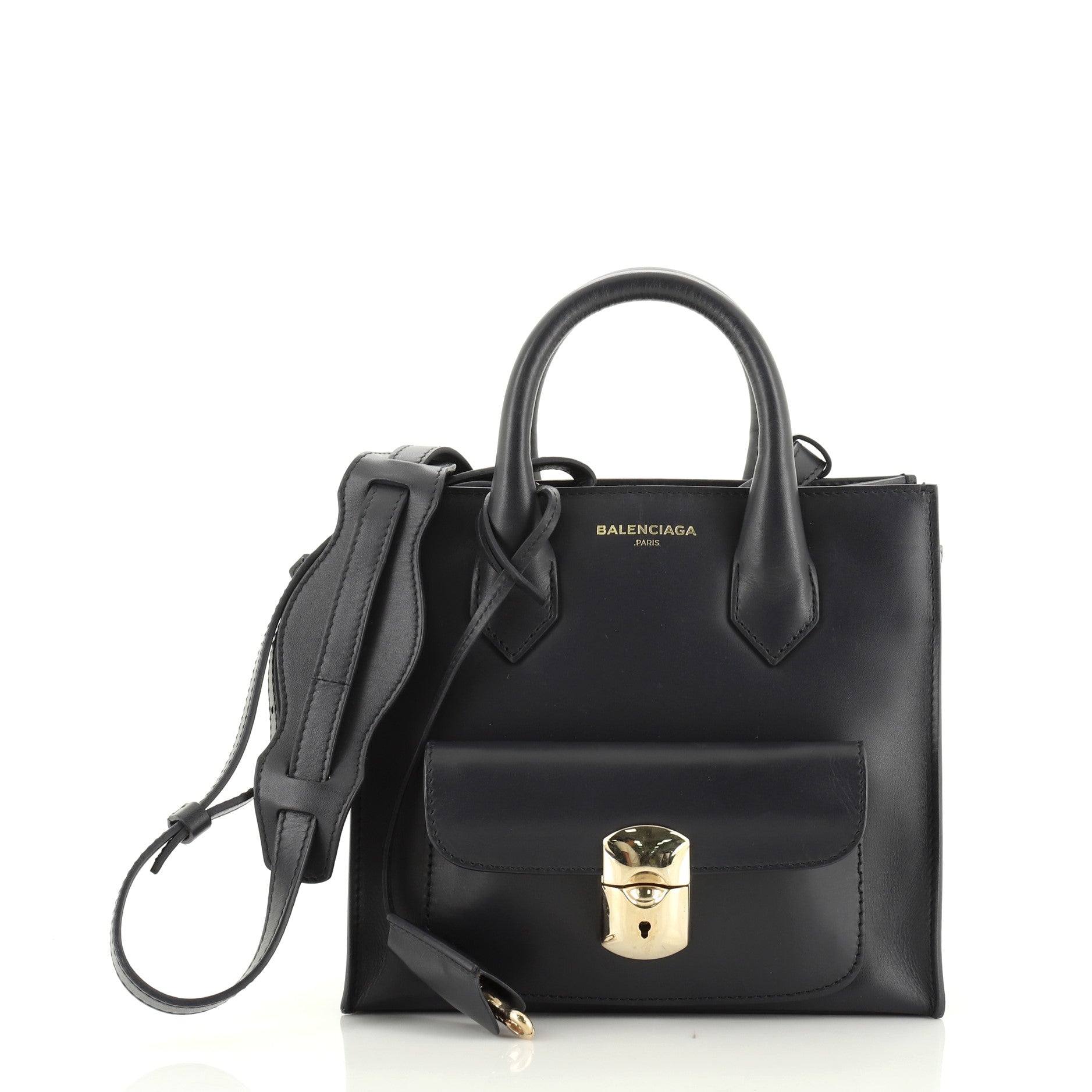 Padlock All Afternoon Tote Leather Mini