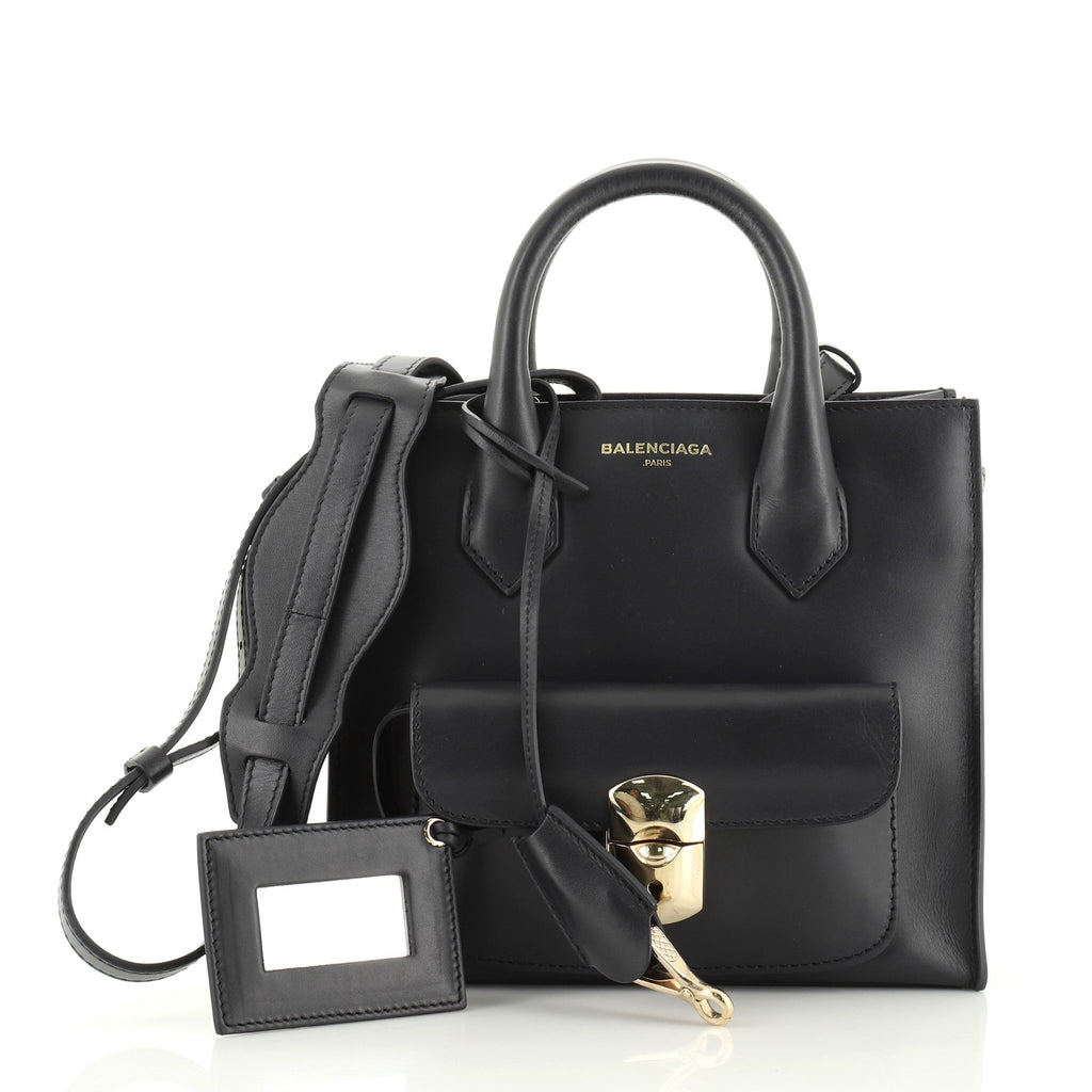 Padlock All Afternoon Tote Leather Mini