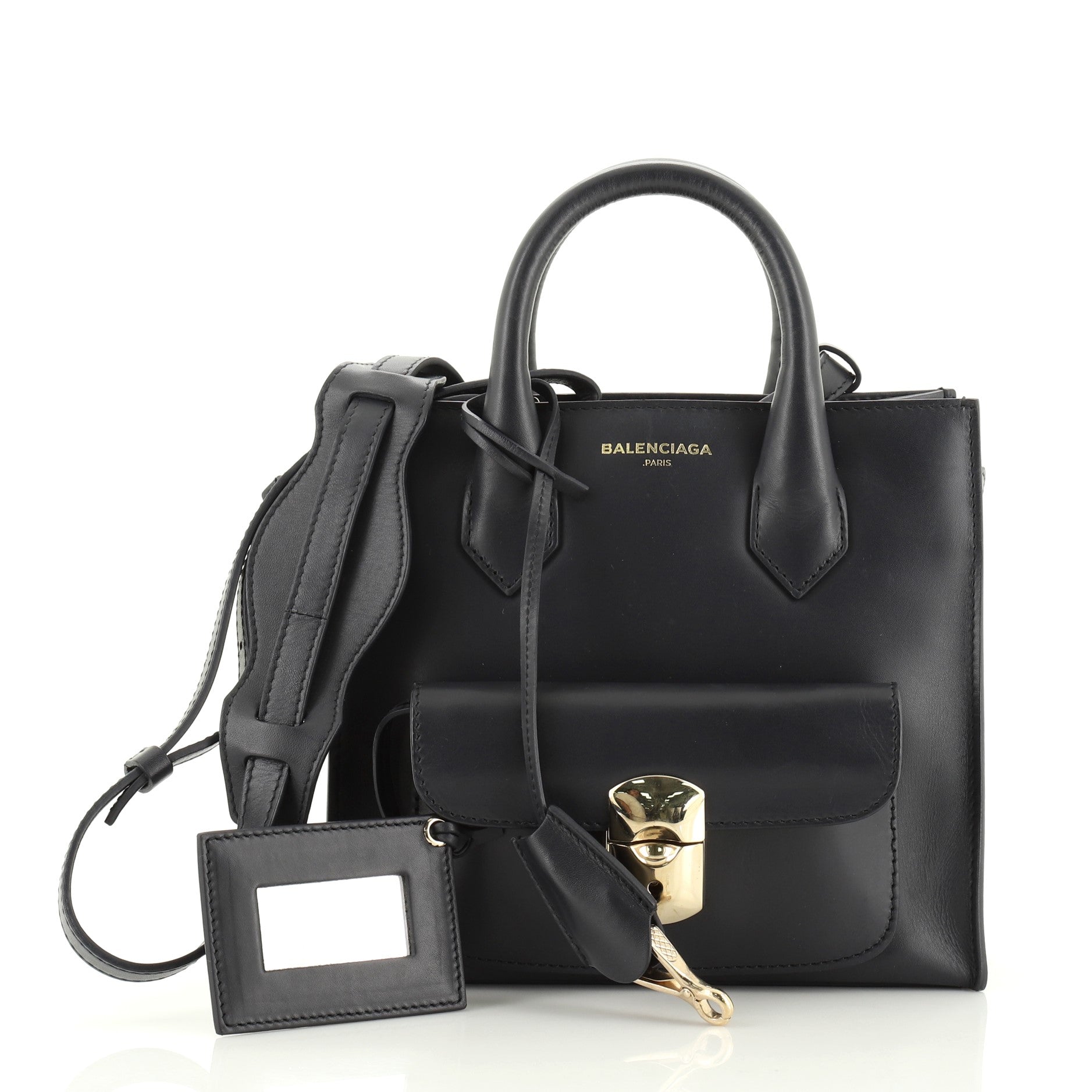 Padlock All Afternoon Tote Leather Mini