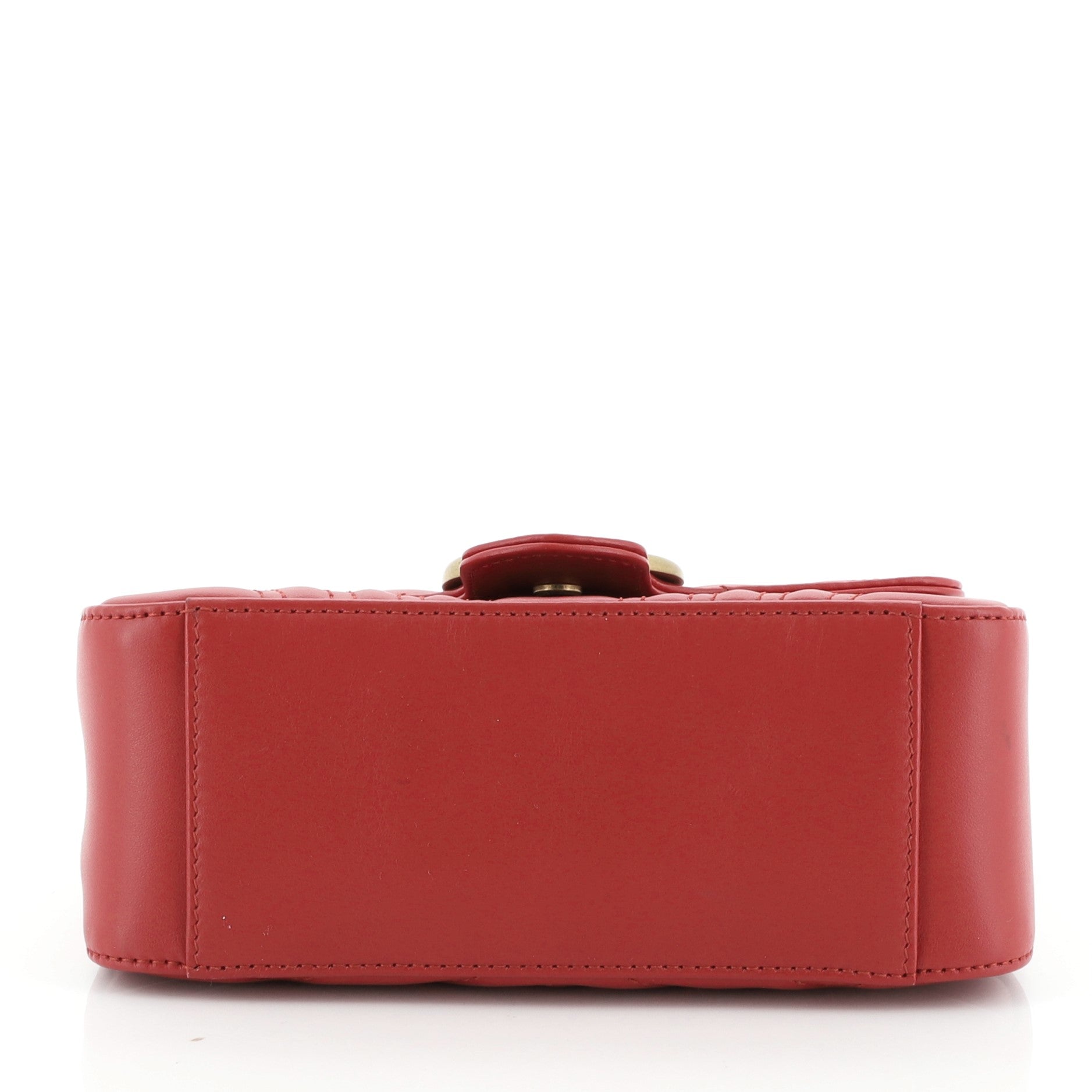 GG Marmont Top Handle Flap Bag Matelasse Leather Mini