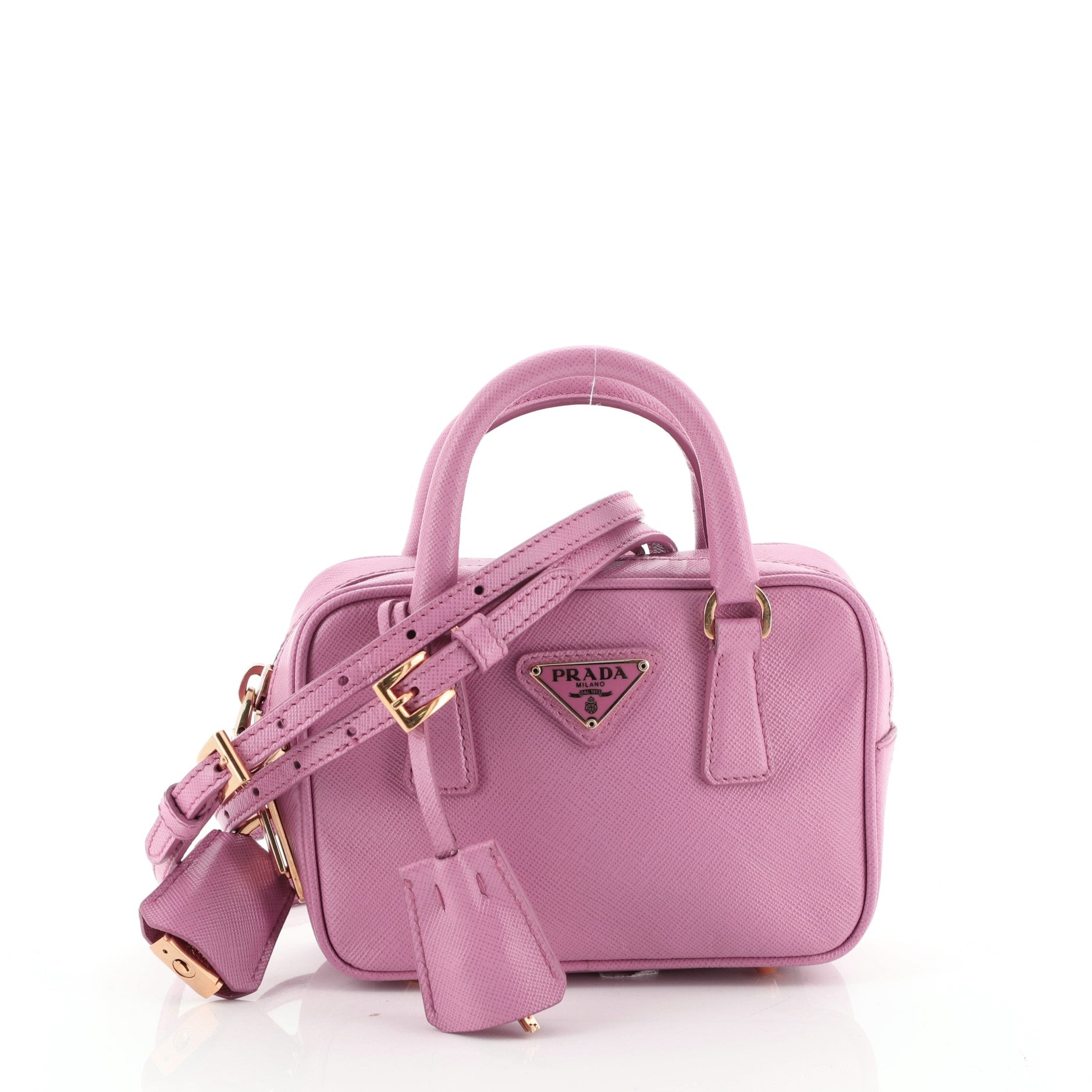 Bauletto Bag Saffiano Leather Mini
