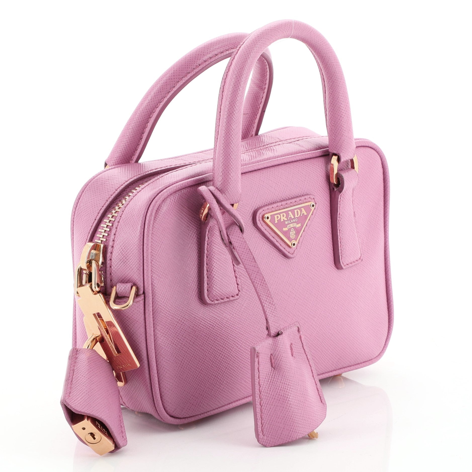 Bauletto Bag Saffiano Leather Mini