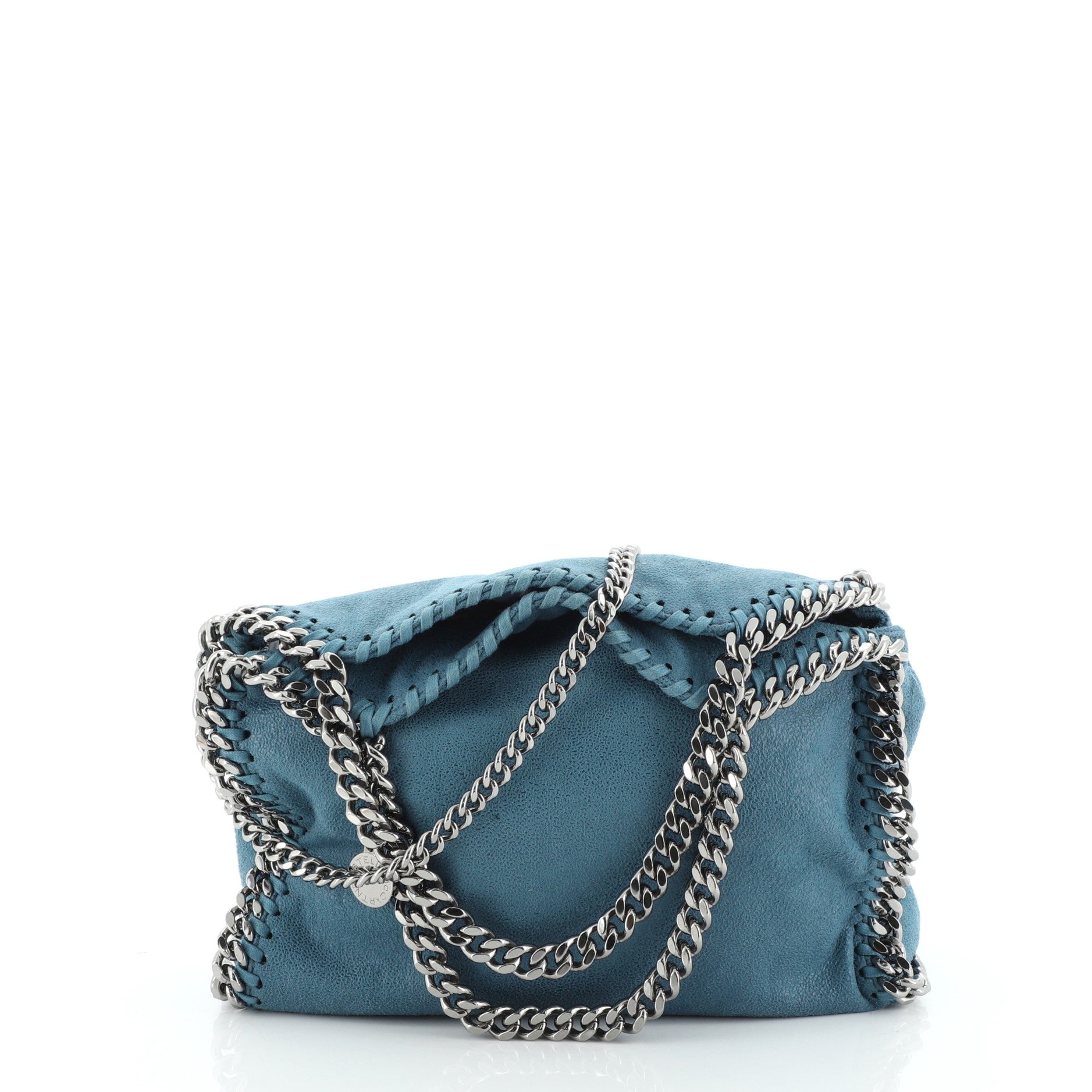 Falabella Fold Over Crossbody Bag Shaggy Deer Mini