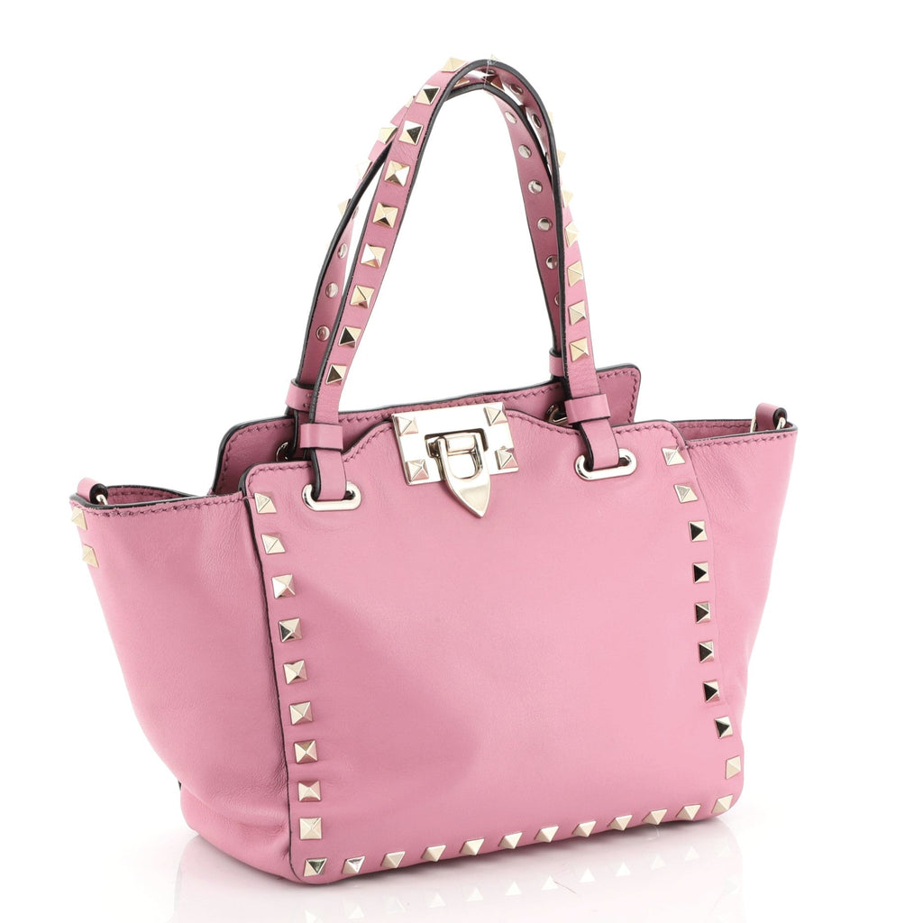 Rockstud Tote Soft Leather Mini