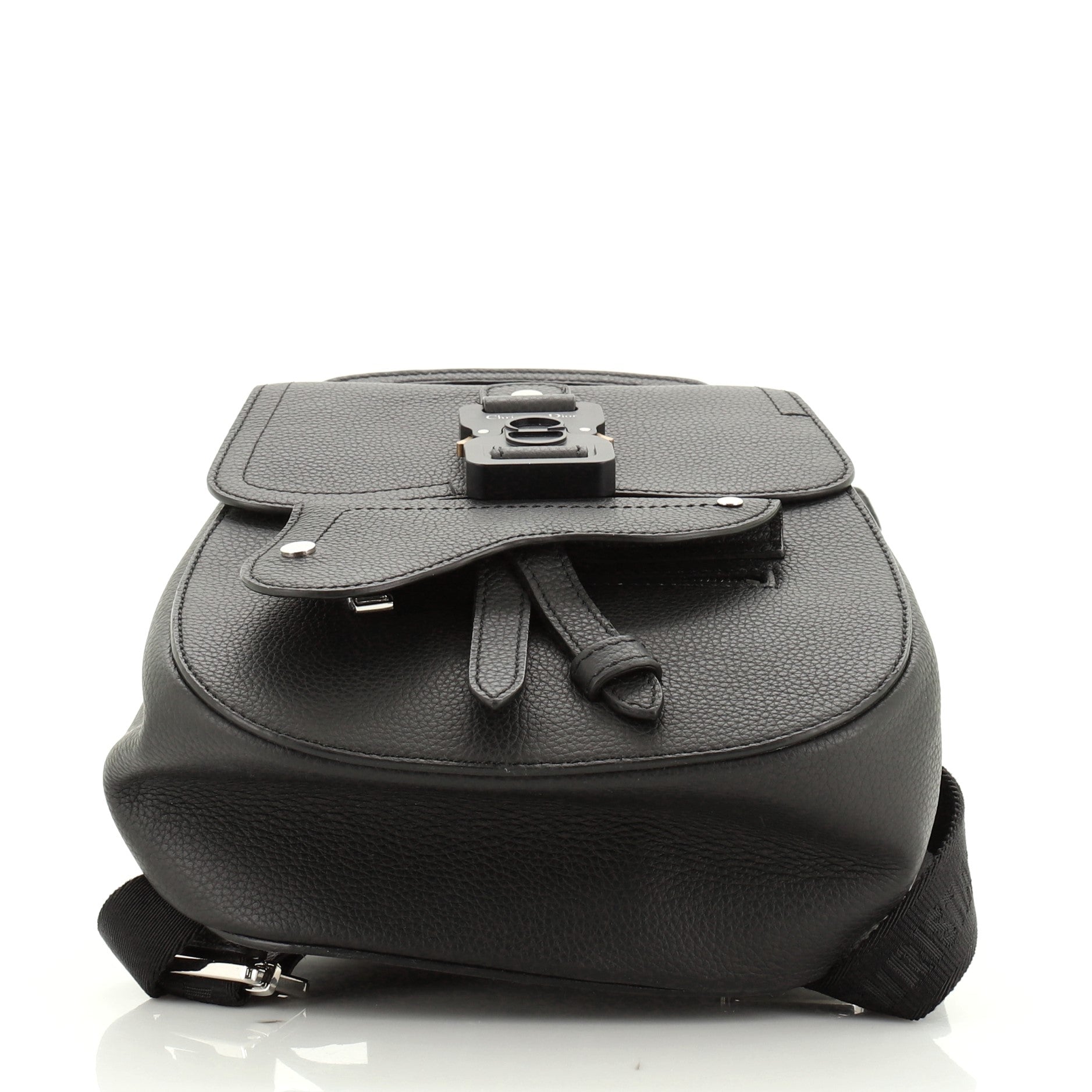Saddle Backpack Leather Mini