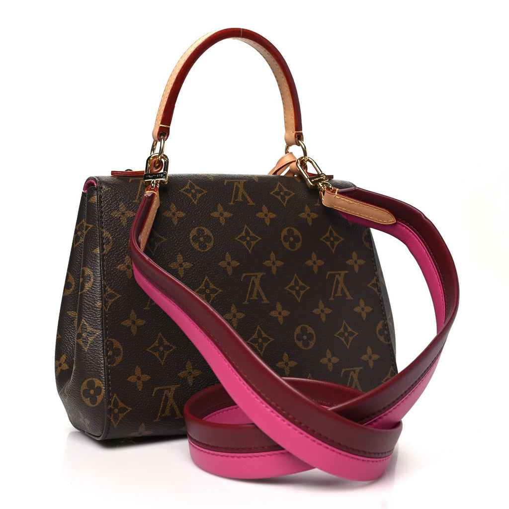 Monogram Cluny BB Bordeaux Fuchsia