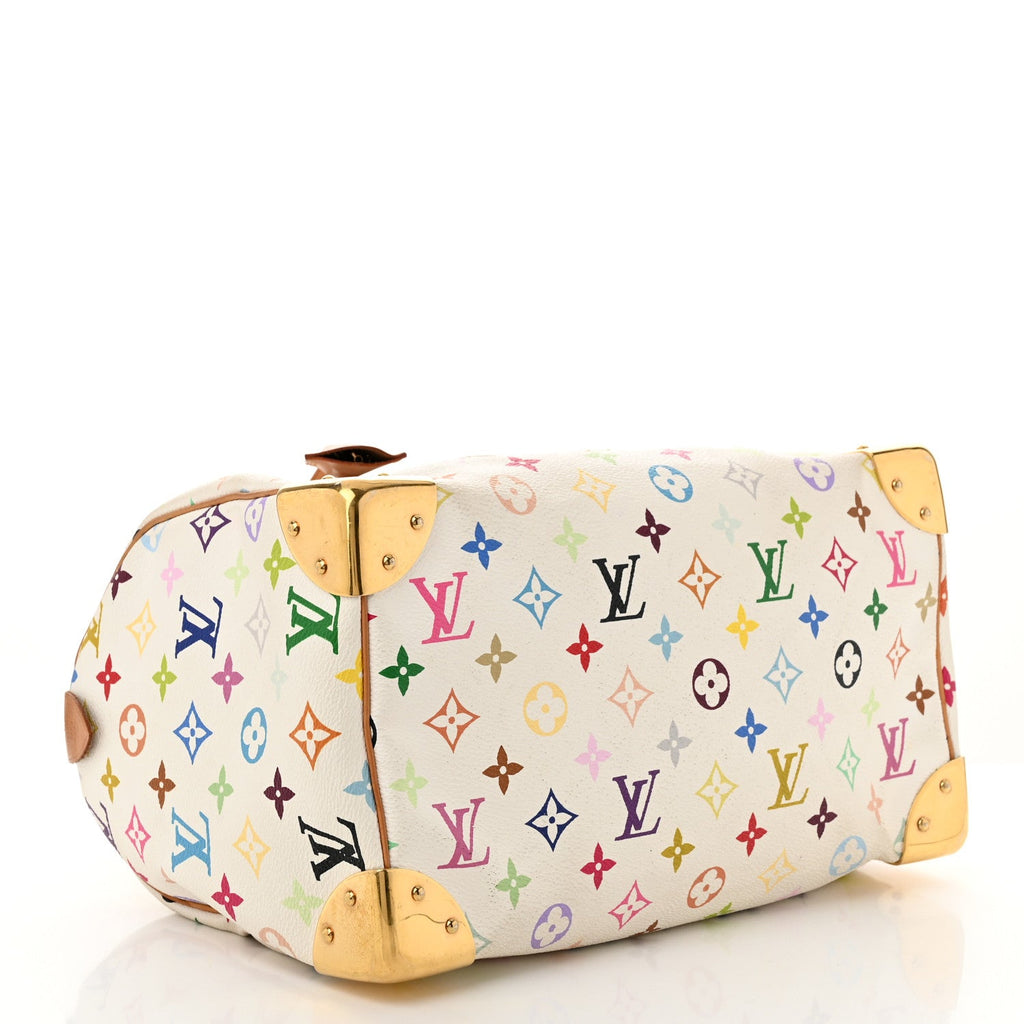 Monogram Multicolor Speedy 30 White