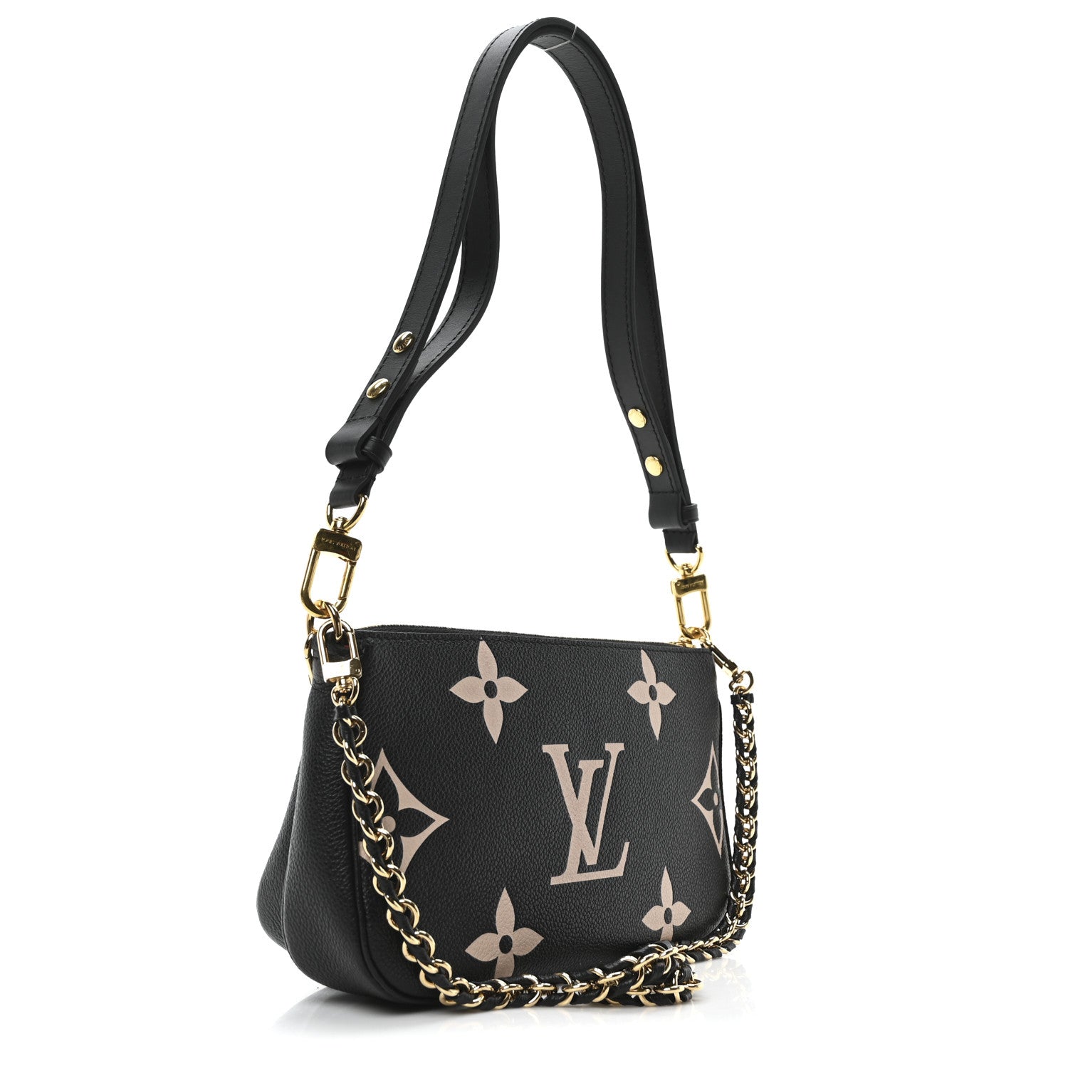 Empreinte Monogram Giant Multi Pochette Accessories Black Beige