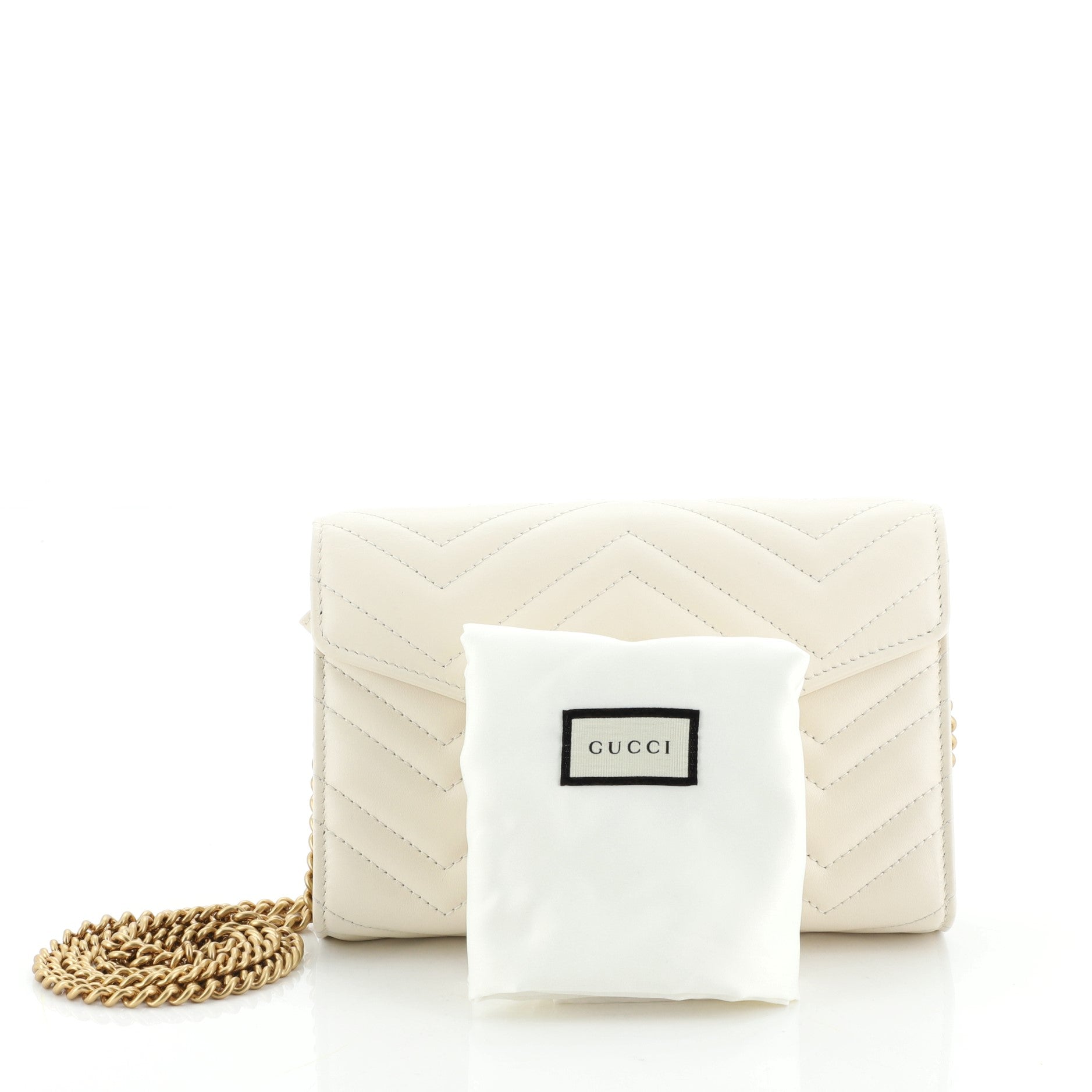 GG Marmont Chain Wallet Matelasse Leather Mini