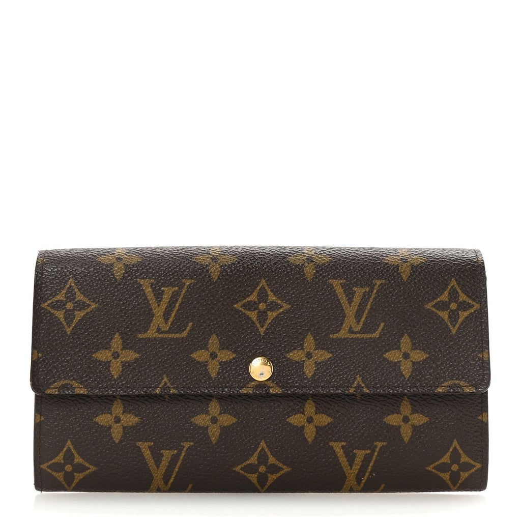 Monogram Fleuri Sarah Wallet Rose