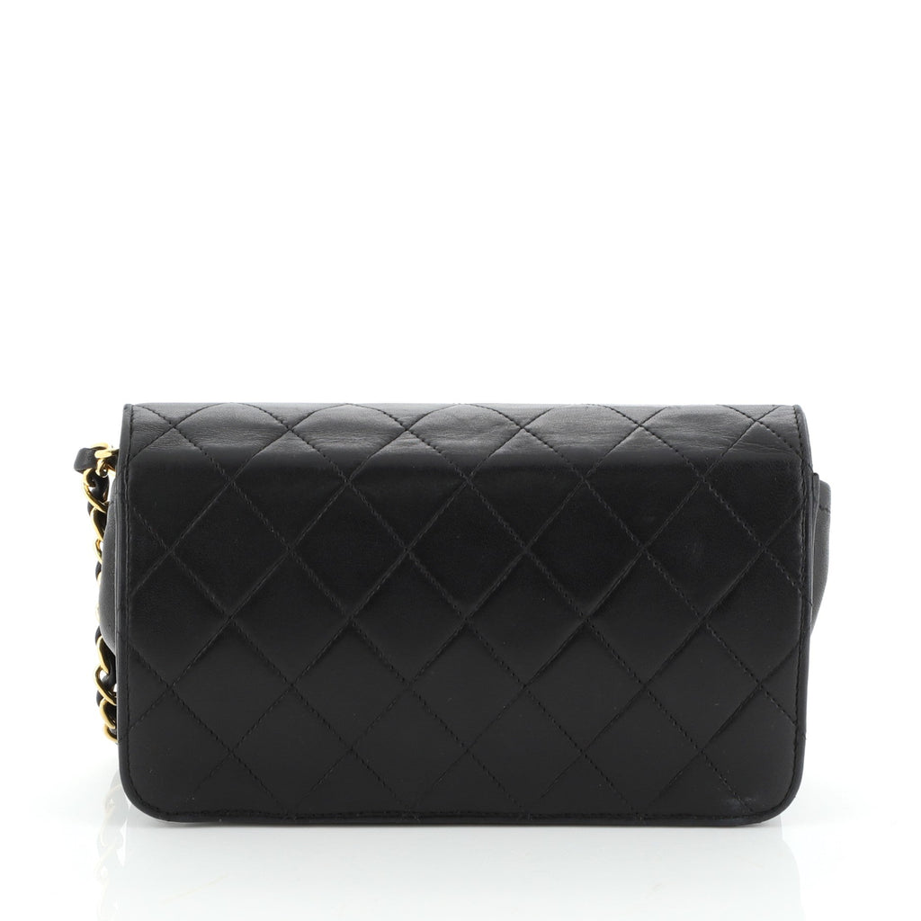 Vintage Full Flap Bag Quilted Lambskin Mini