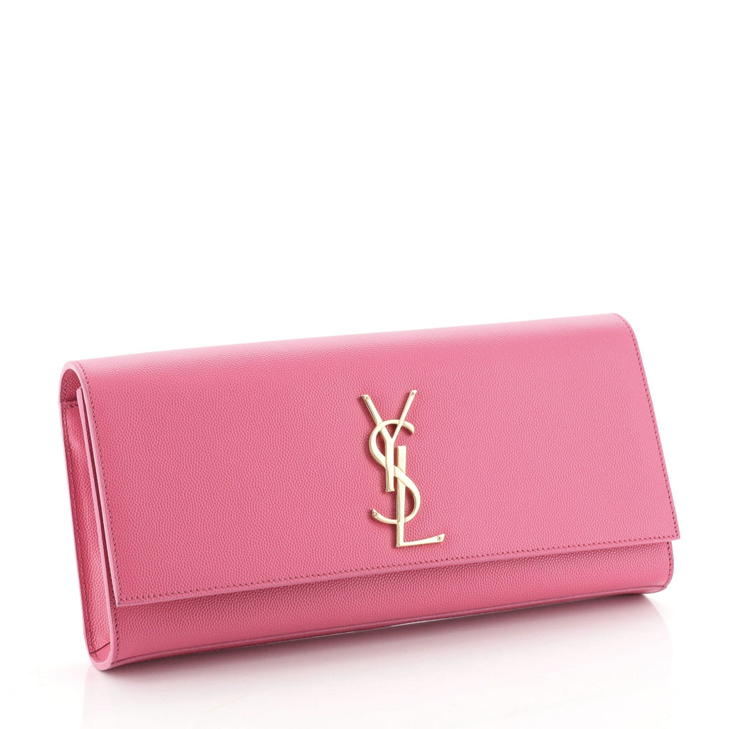 Classic Monogram Clutch Leather Long