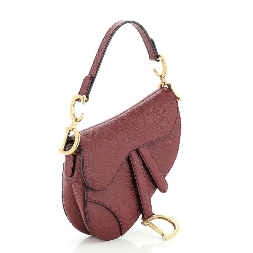 Saddle Handbag Leather Mini