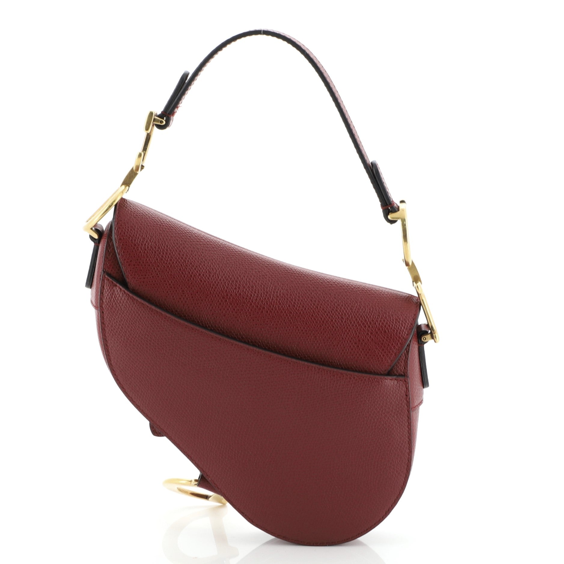 Saddle Handbag Leather Mini