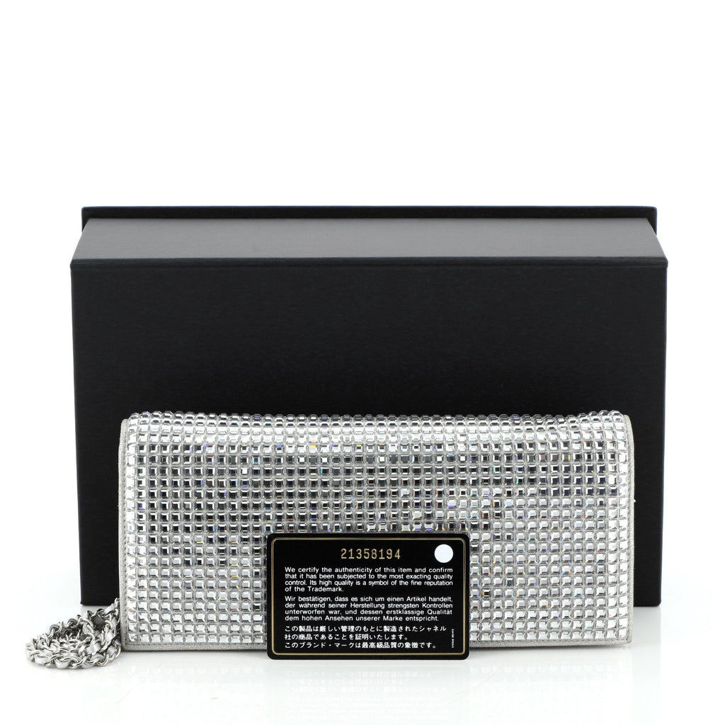 Paris-Dubai CC Chain Clutch Crystal