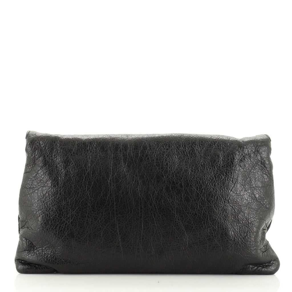 Envelope Strap Clutch Classic Studs Leather