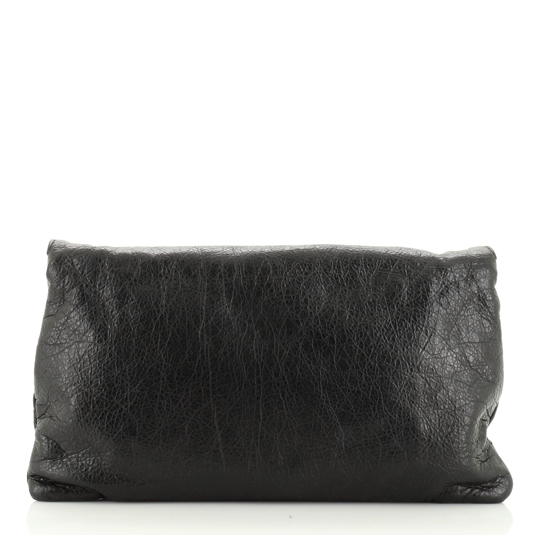 Envelope Strap Clutch Classic Studs Leather
