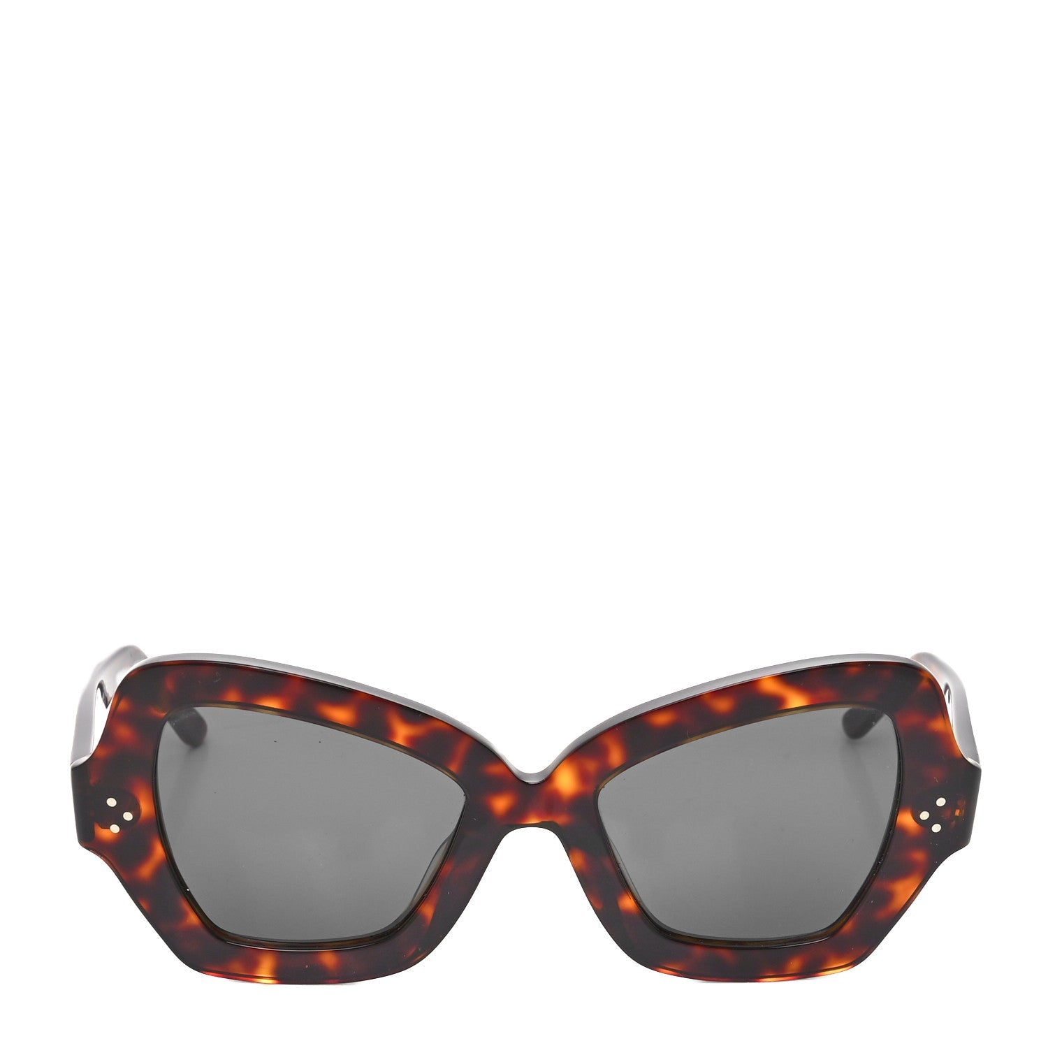 Acetate Butterfly Sunglasses CL40067I Red Havana Smoke