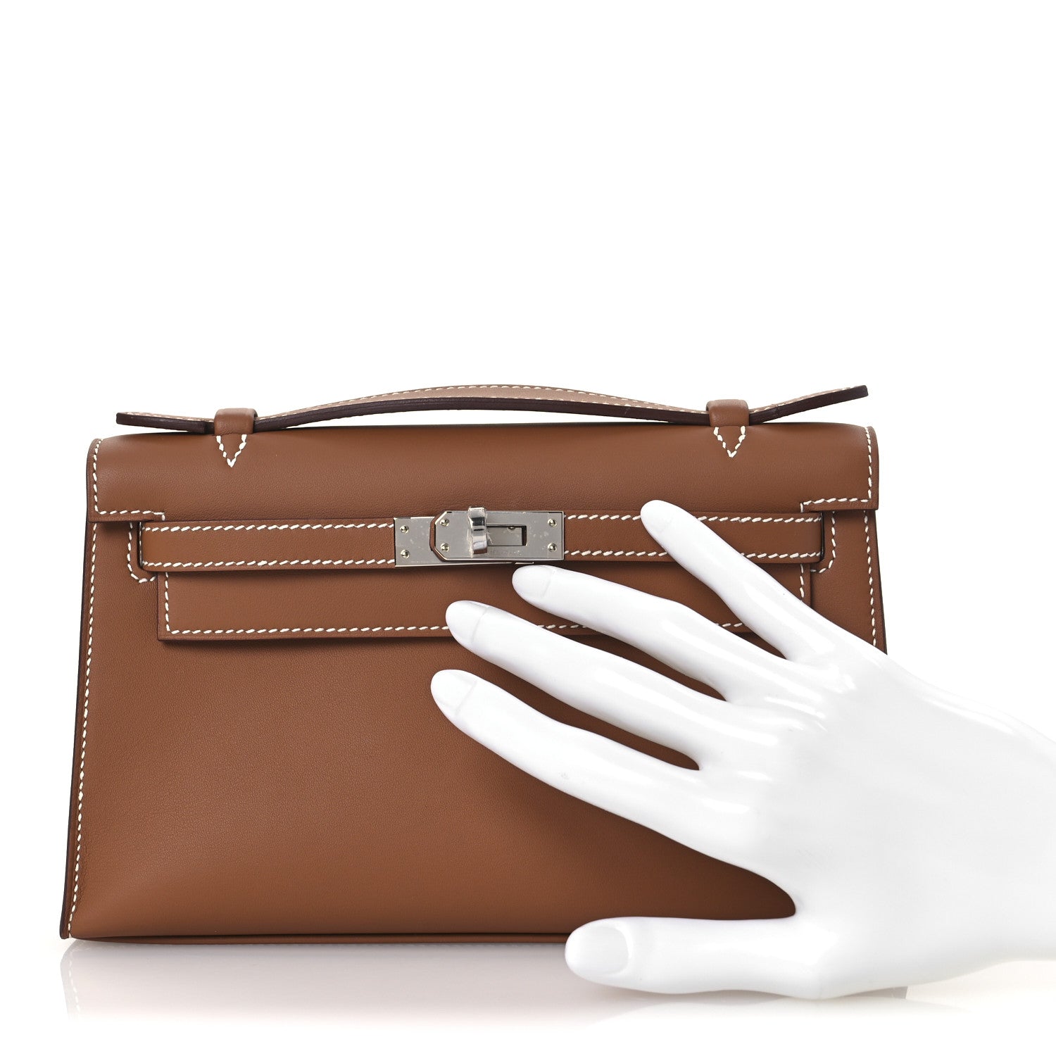 Swift Kelly Pochette Clutch Gold