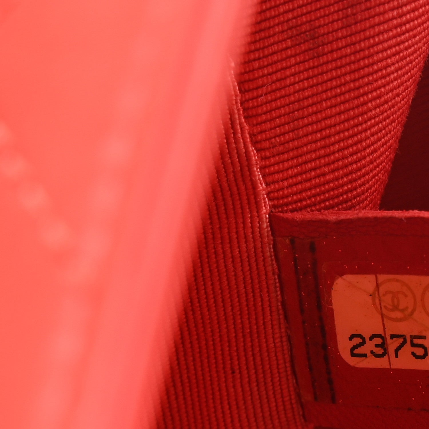Calfskin Stitched Small Ring My Bag Flap Crossbody Red