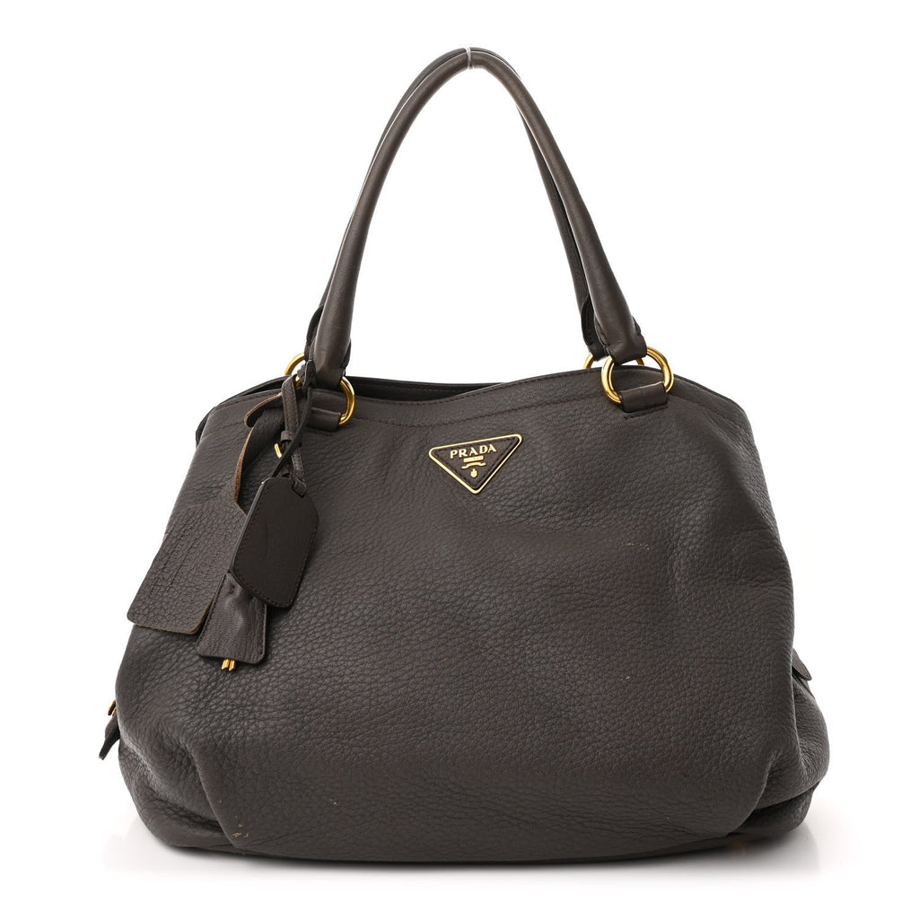 Cervo Deerskin Tote Grigio