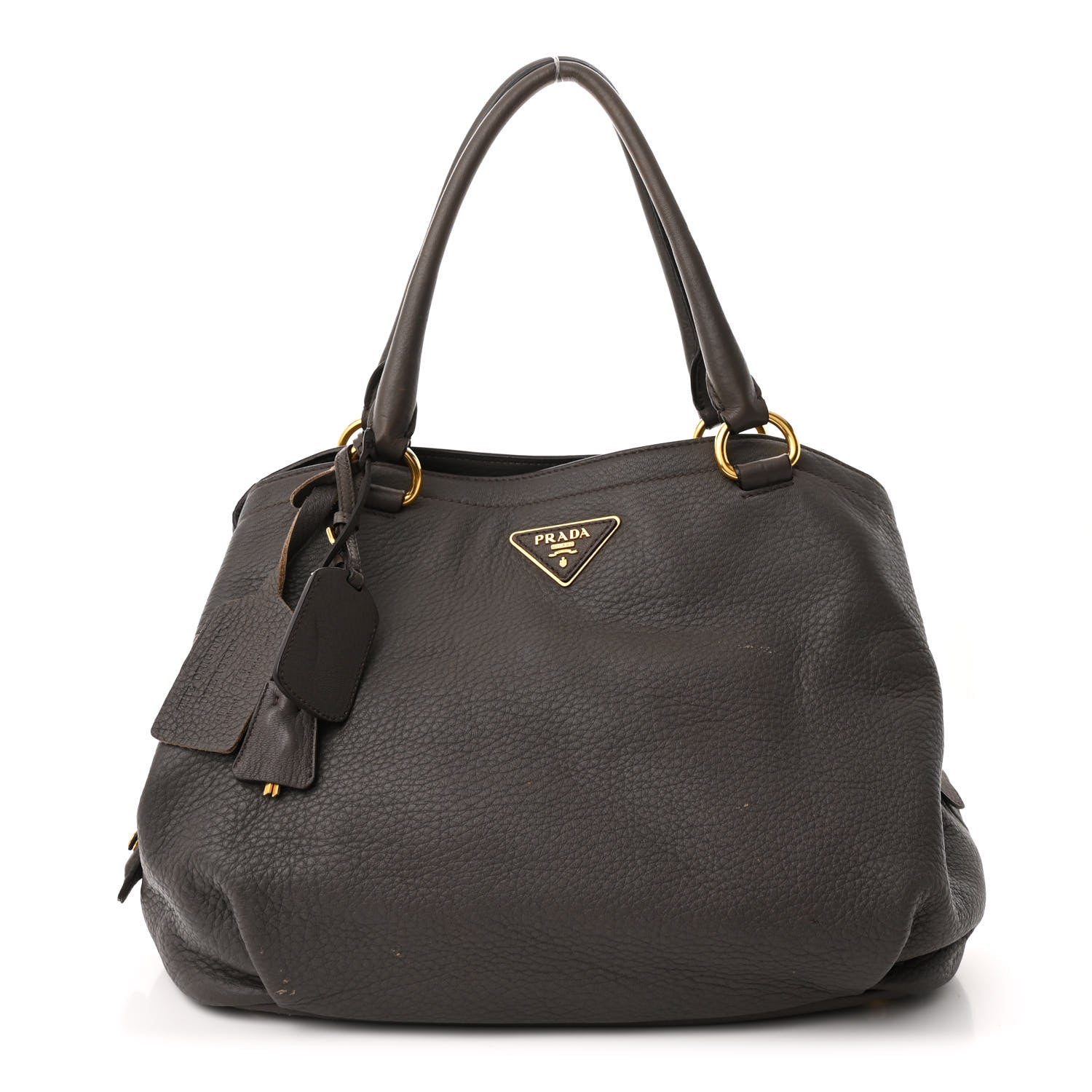 Cervo Deerskin Tote Grigio