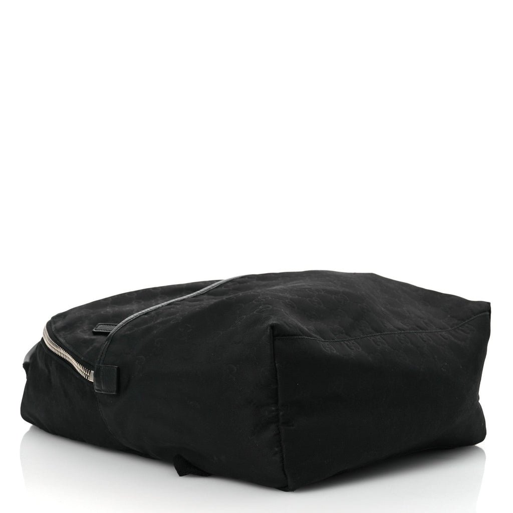 Nylon Monogram Medium Classic Backpack Black