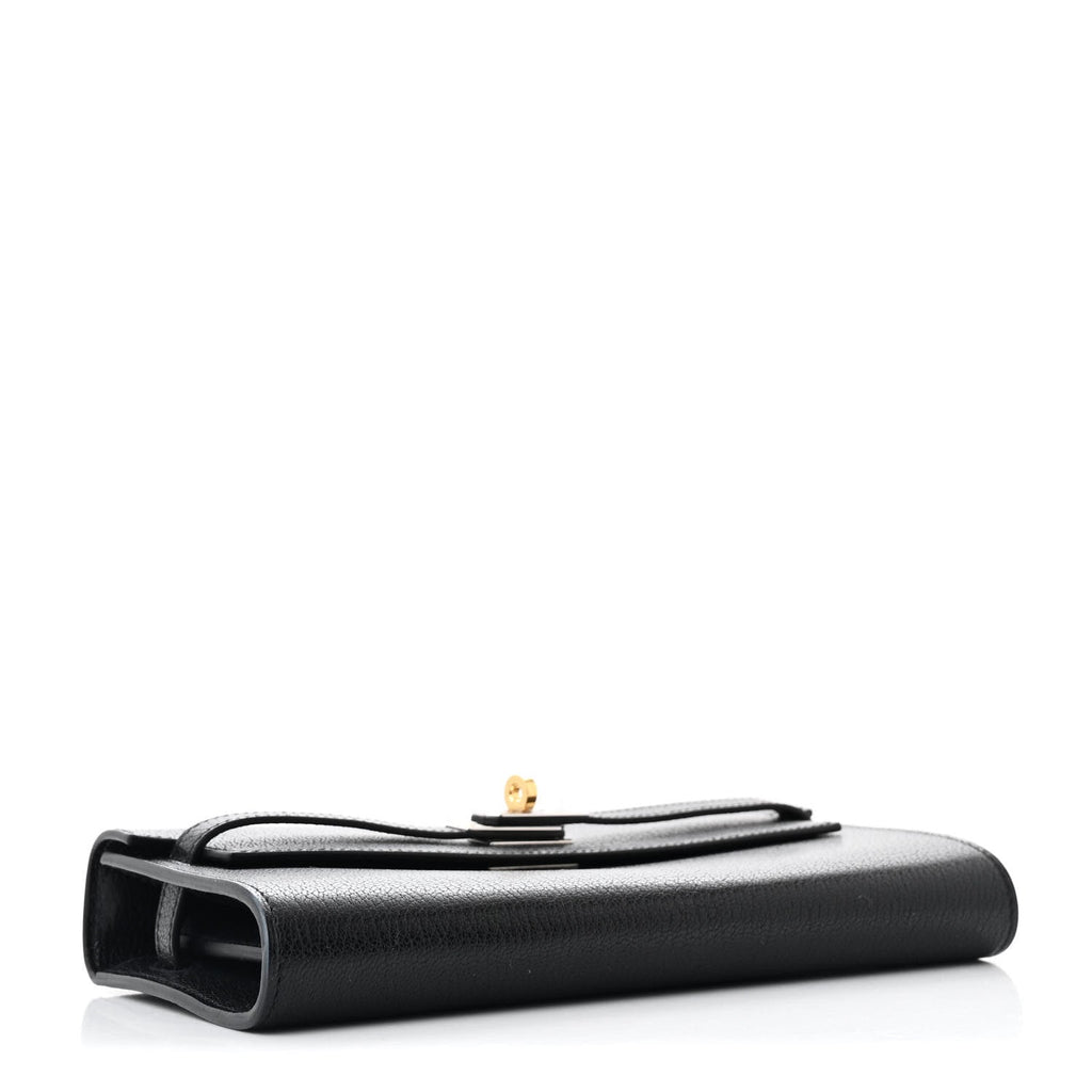 Chevre Chamkila Kelly Wallet To Go Black