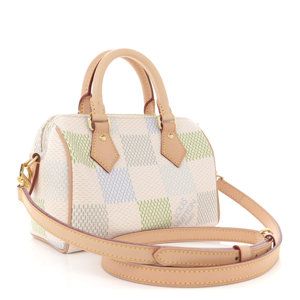 Damier Giant Speedy Bandouliere 20 Pistachio
