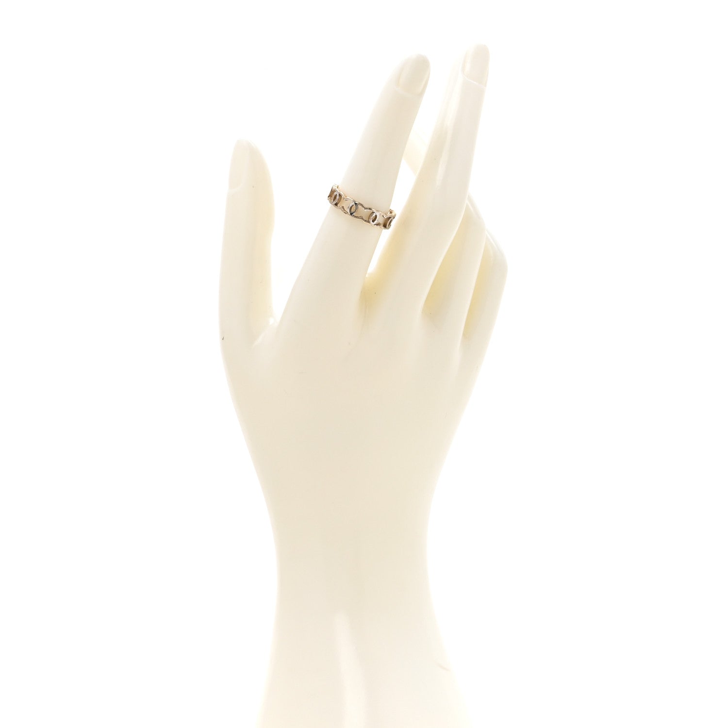 Metal CC Ring 53 6.5 Gold