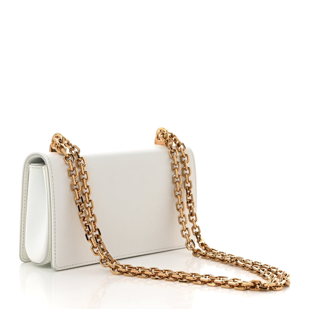 Nappa DG Girls Phone Shoulder Bag White