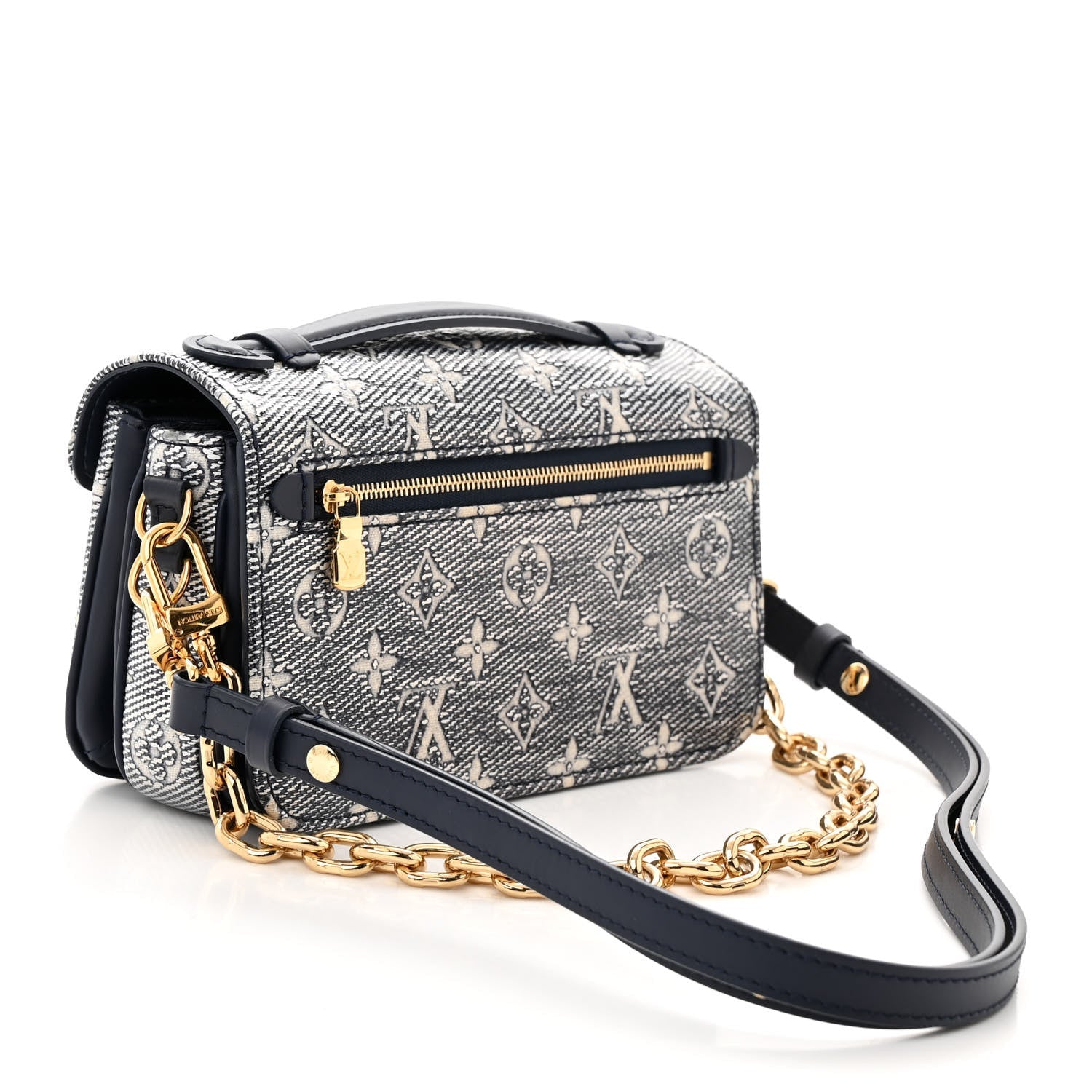 Monoglam Pochette Metis East West Blue