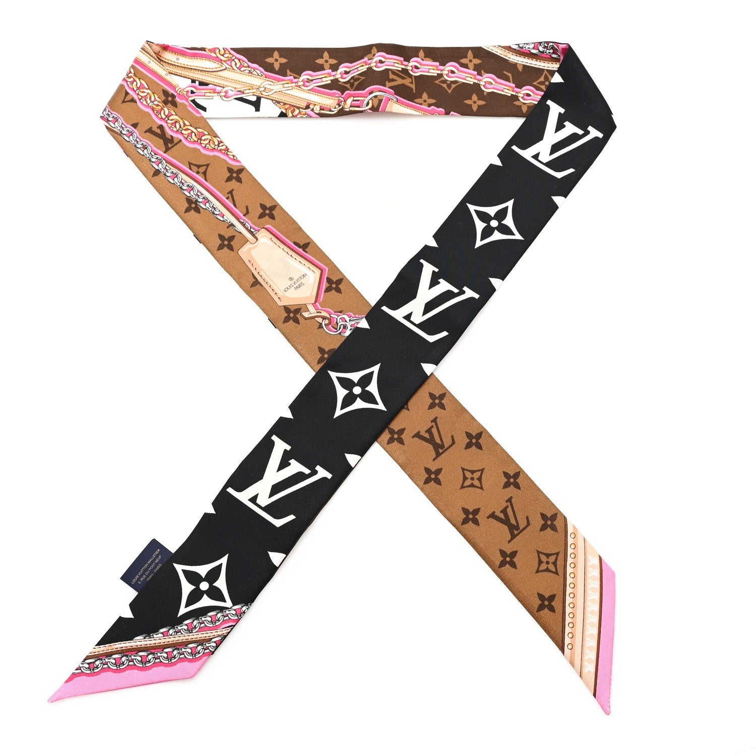Silk Ultimate Monogram BB Bandeau Black