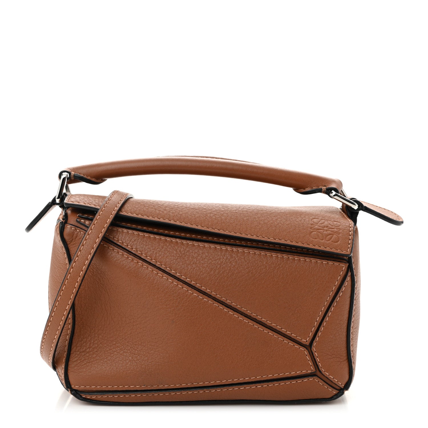 Calfskin Mini Puzzle Bag Tan