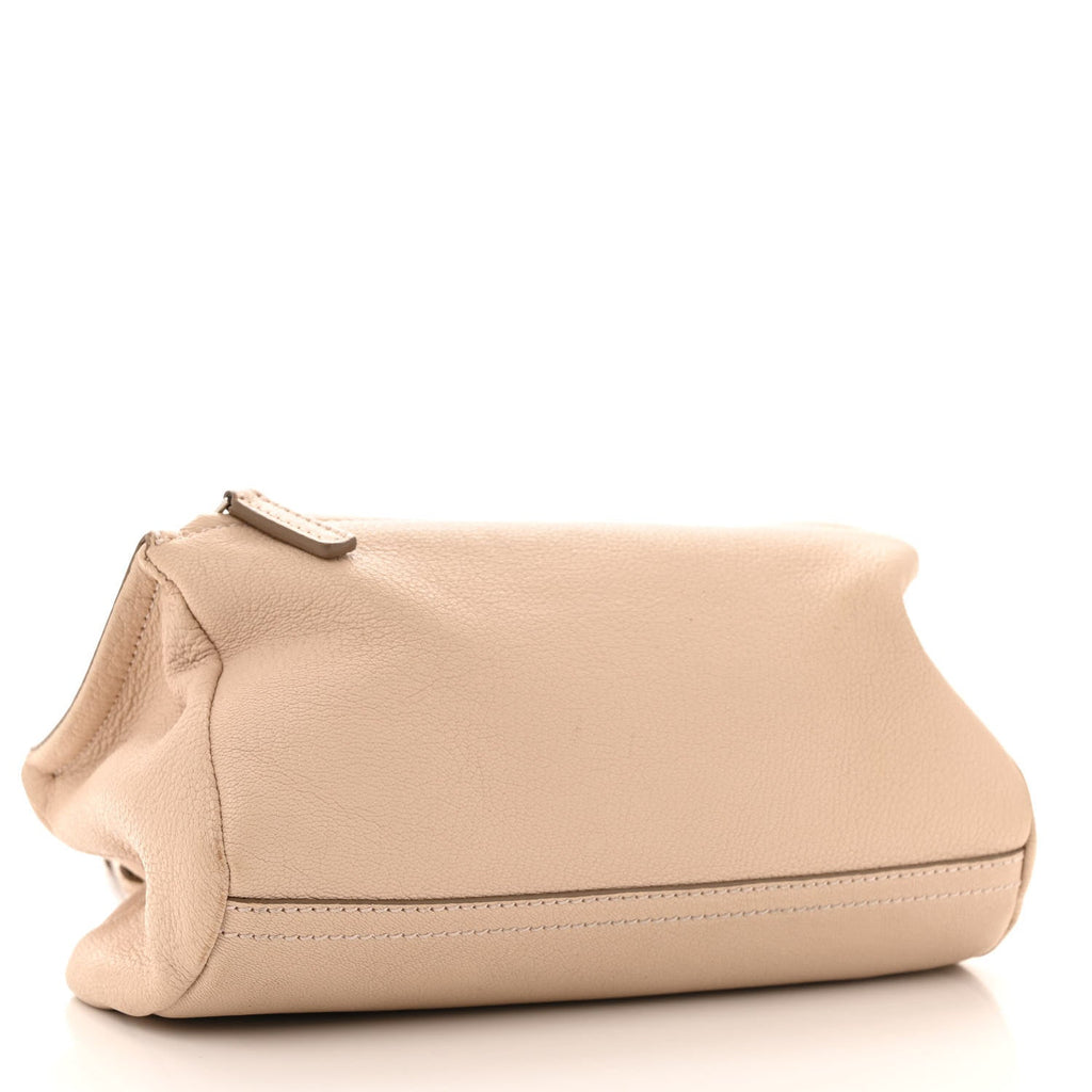 Sugar Goatskin Mini Pandora Beige
