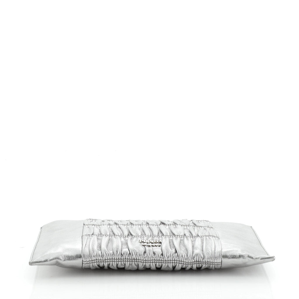 Gaufre Clutch Leather