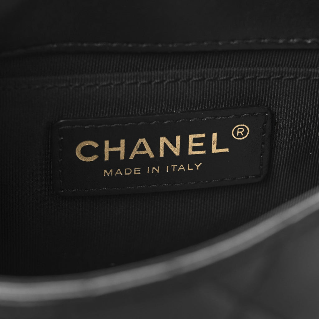 Lambskin Quilted Small My Precious Flap Black