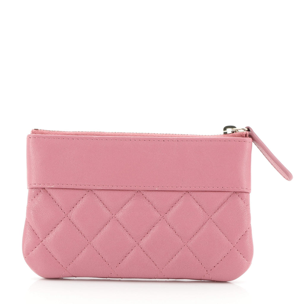 Mademoiselle Vintage O Case Clutch Quilted Sheepskin Mini