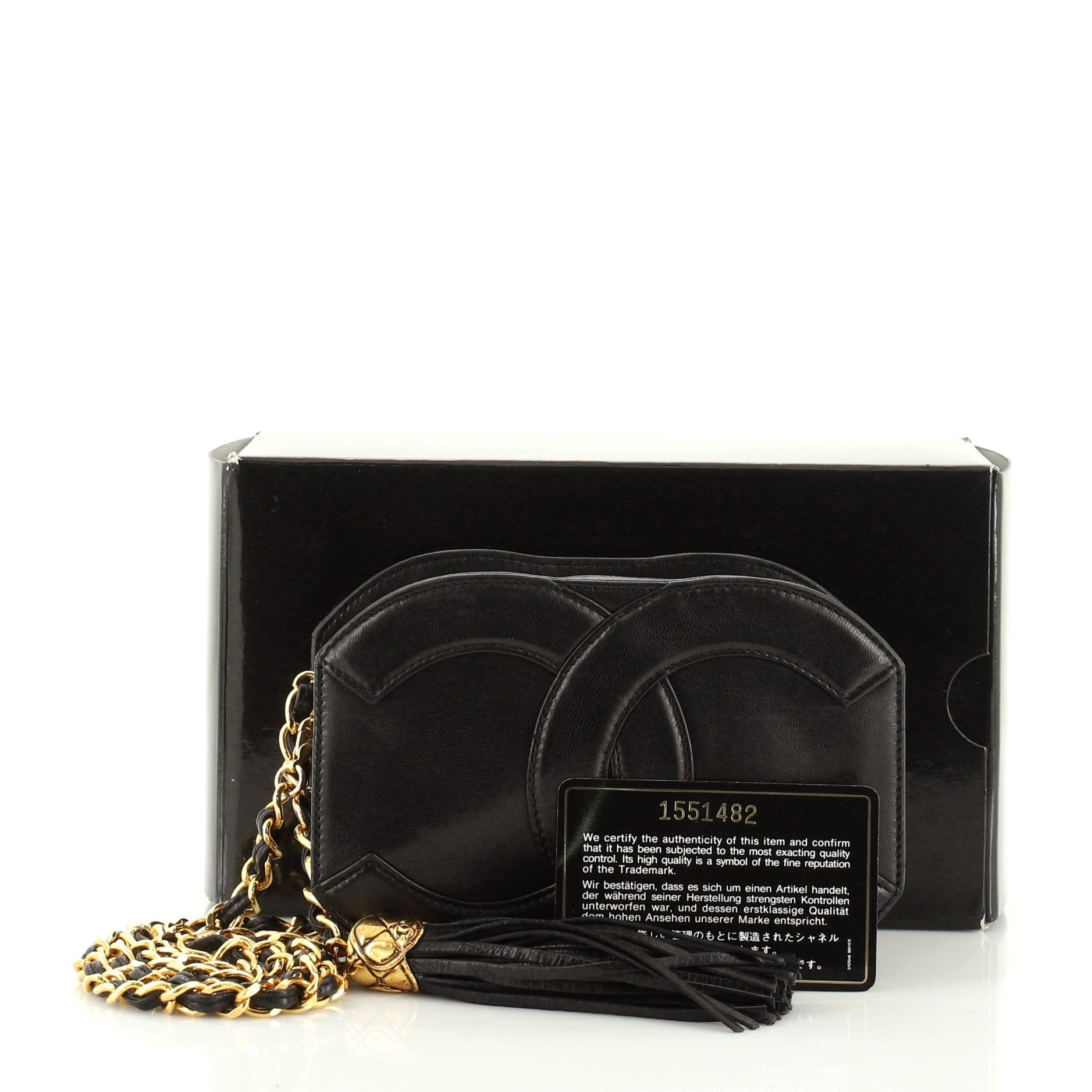 Vintage CC Tassel Camera Bag Lambskin Mini