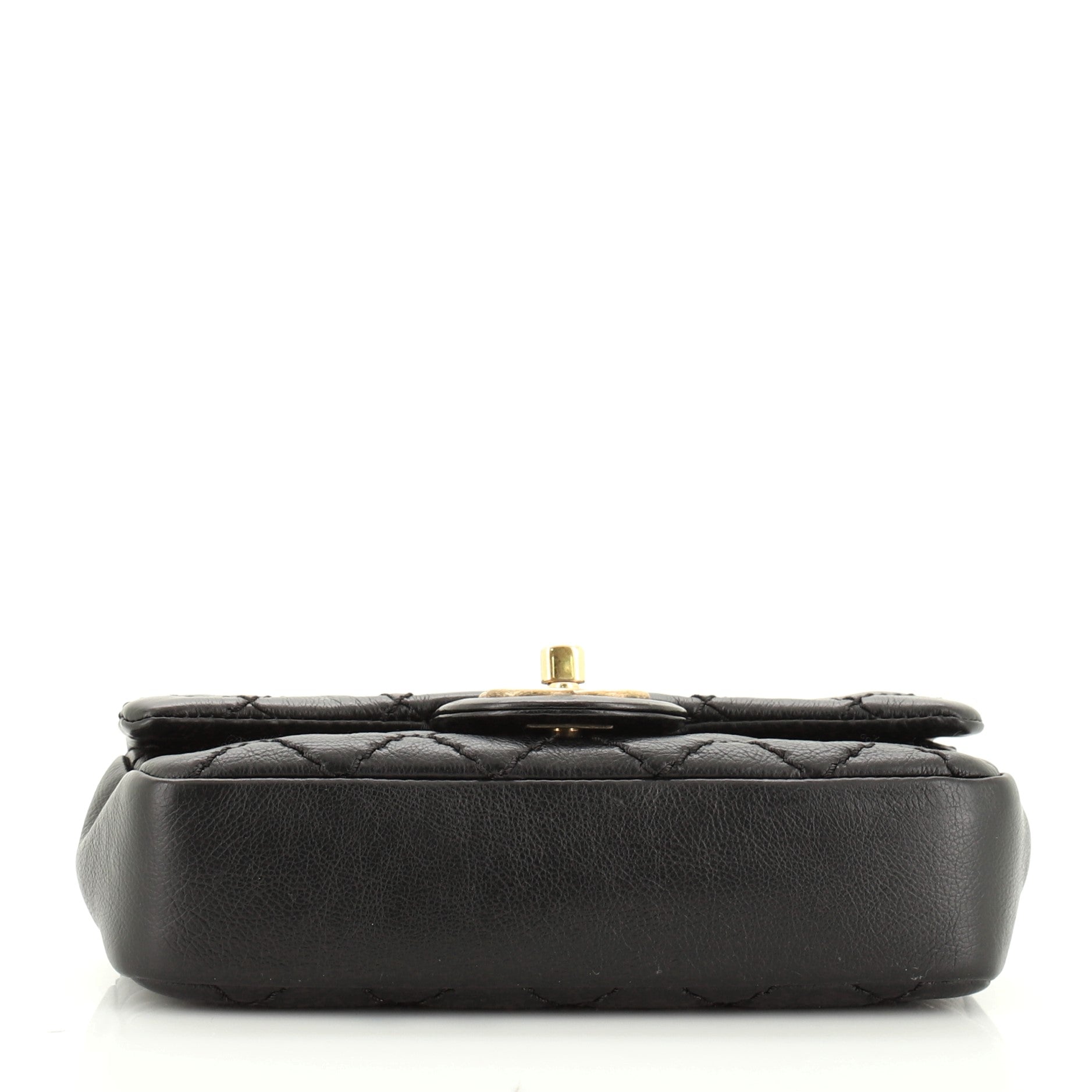 Urban Day Flap Bag Stitched Calfskin Mini