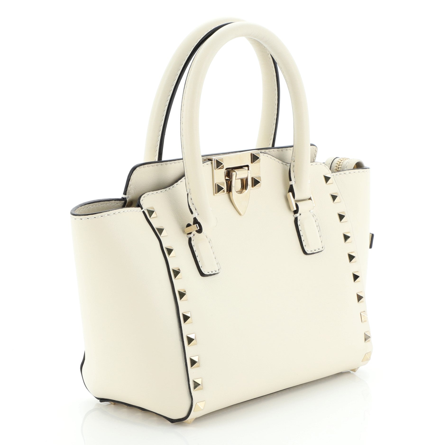 Rockstud Tote Rigid Leather Mini