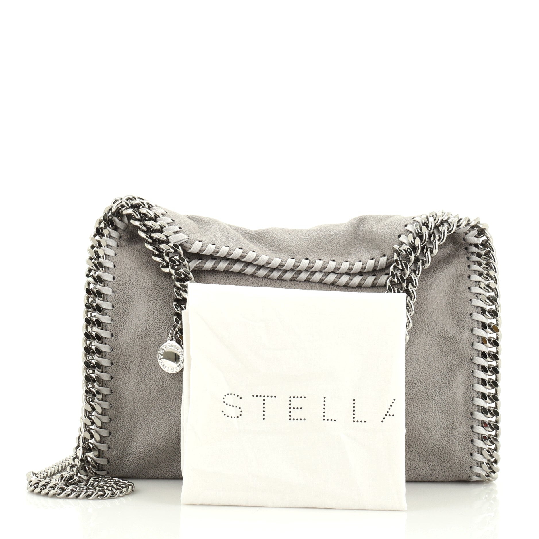 Falabella Fold Over Crossbody Bag Shaggy Deer Mini