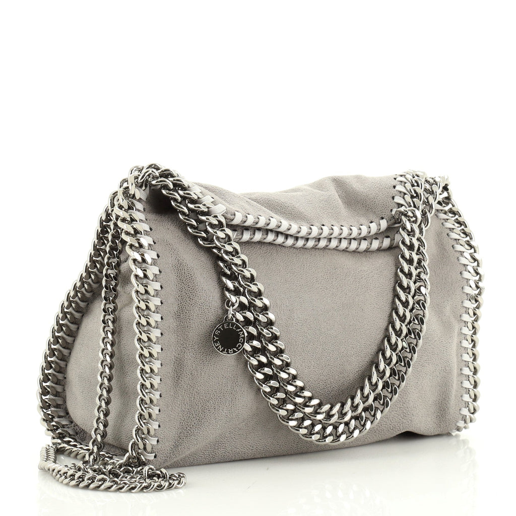 Falabella Fold Over Crossbody Bag Shaggy Deer Mini
