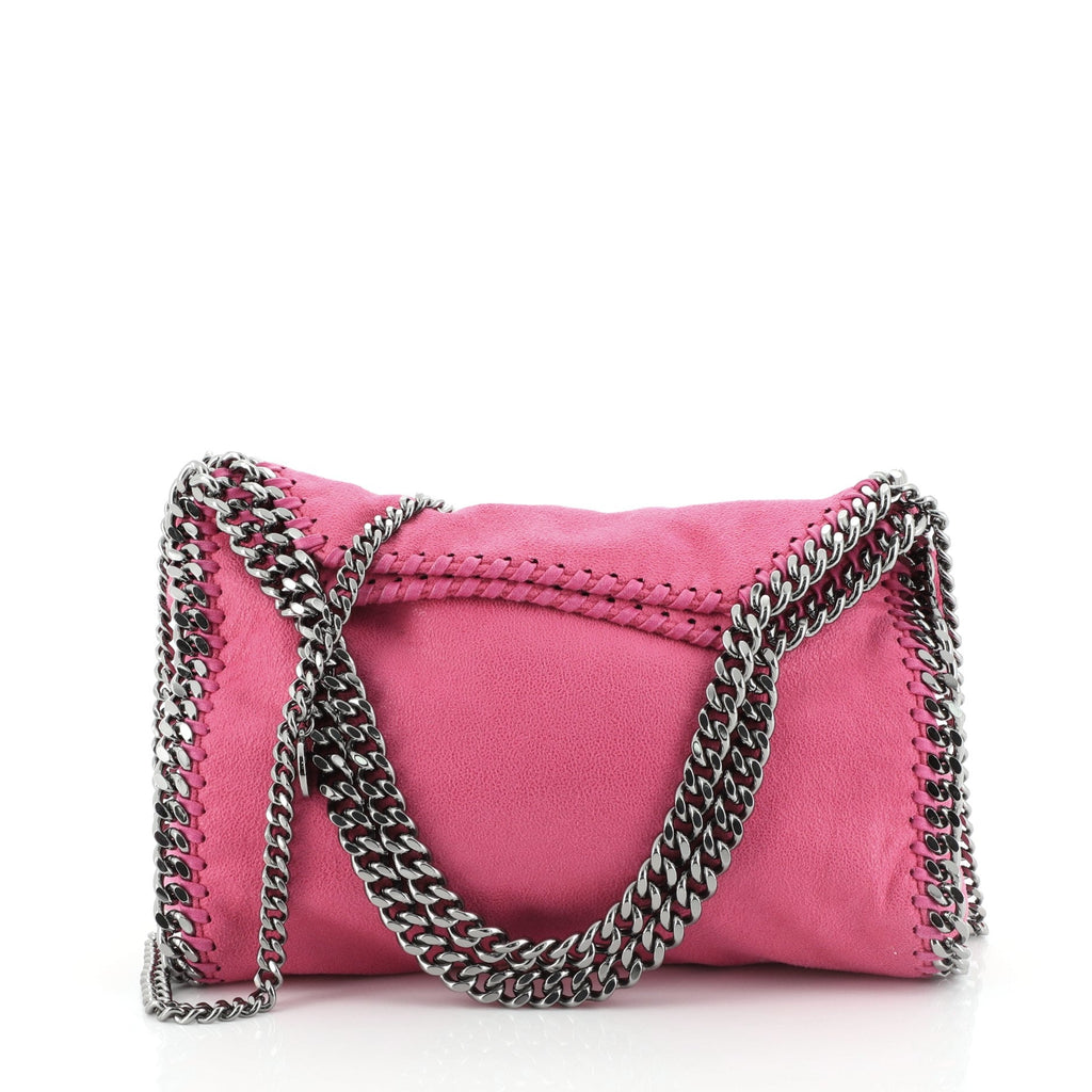Falabella Fold Over Crossbody Bag Shaggy Deer Mini