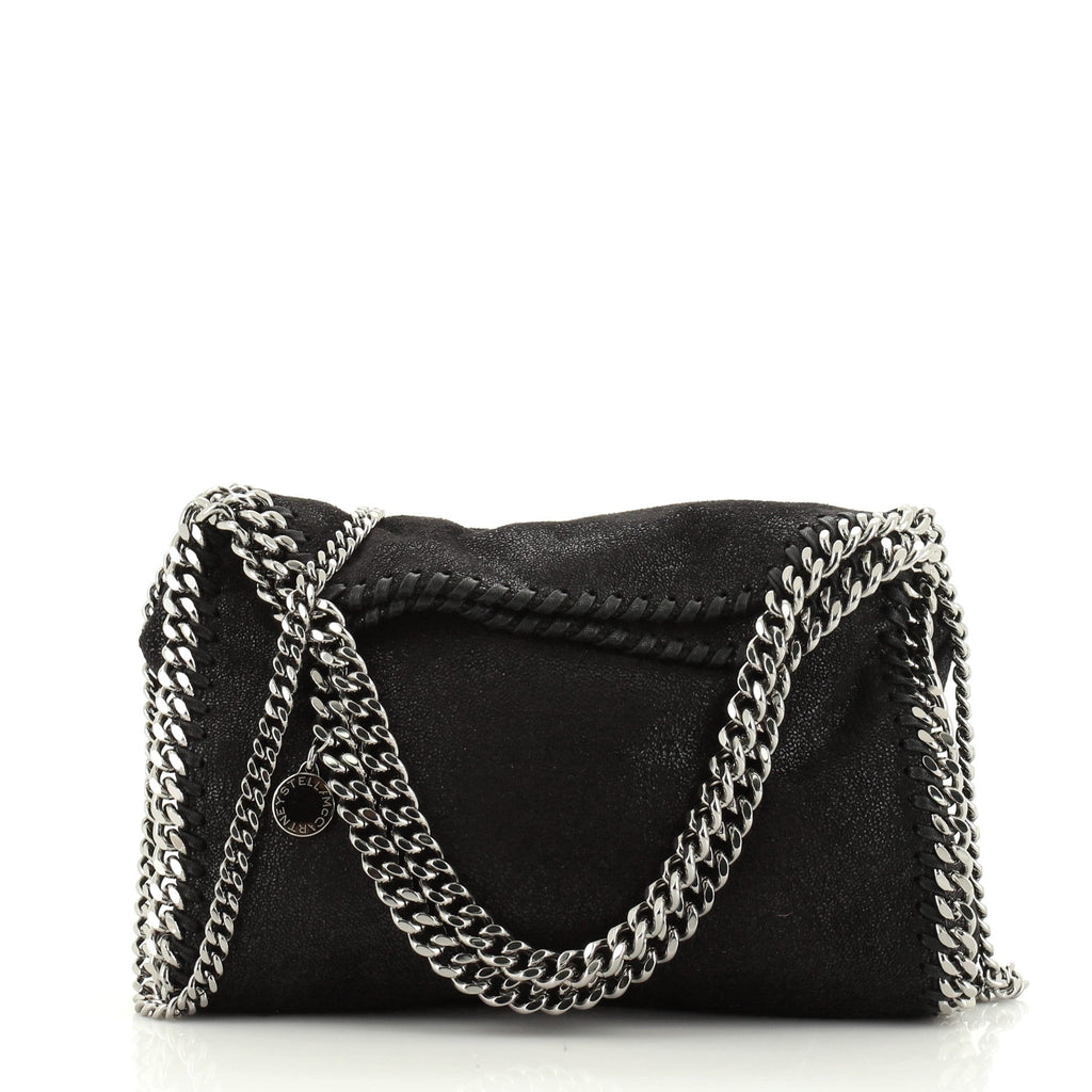 Falabella Fold Over Crossbody Bag Shaggy Deer Mini