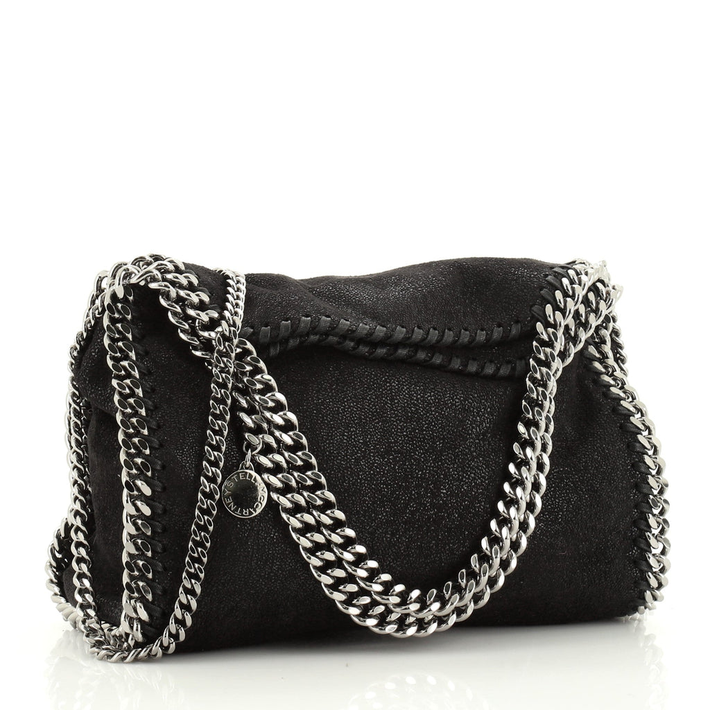 Falabella Fold Over Crossbody Bag Shaggy Deer Mini