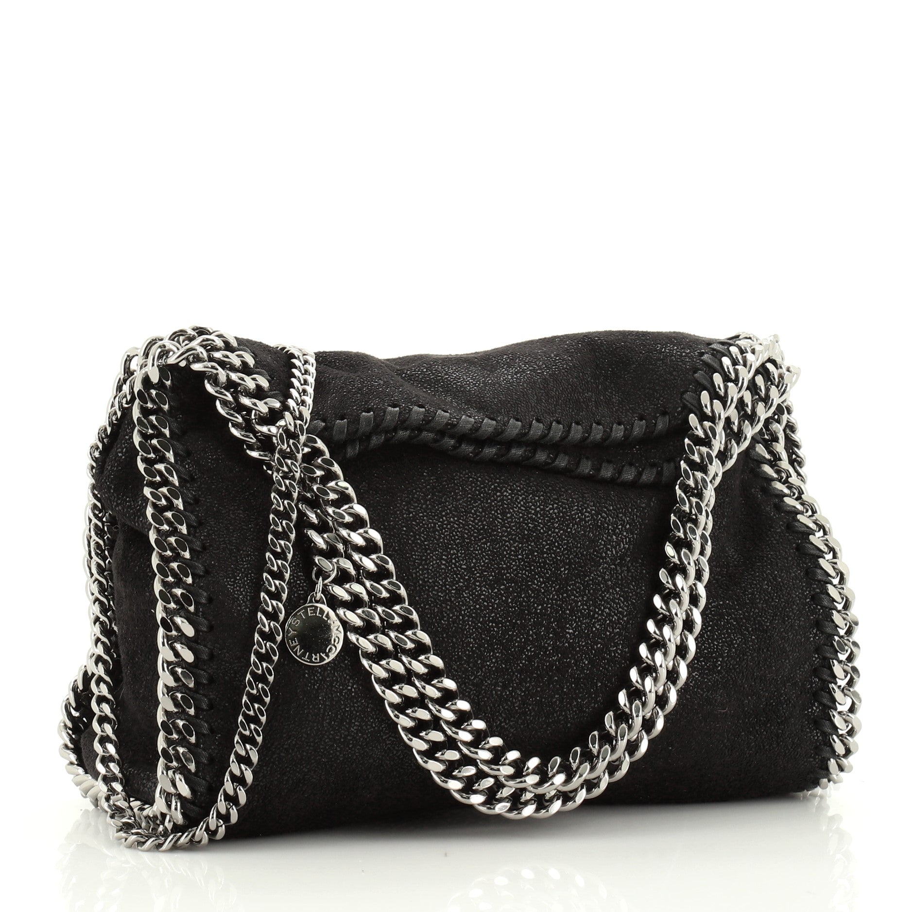 Falabella Fold Over Crossbody Bag Shaggy Deer Mini
