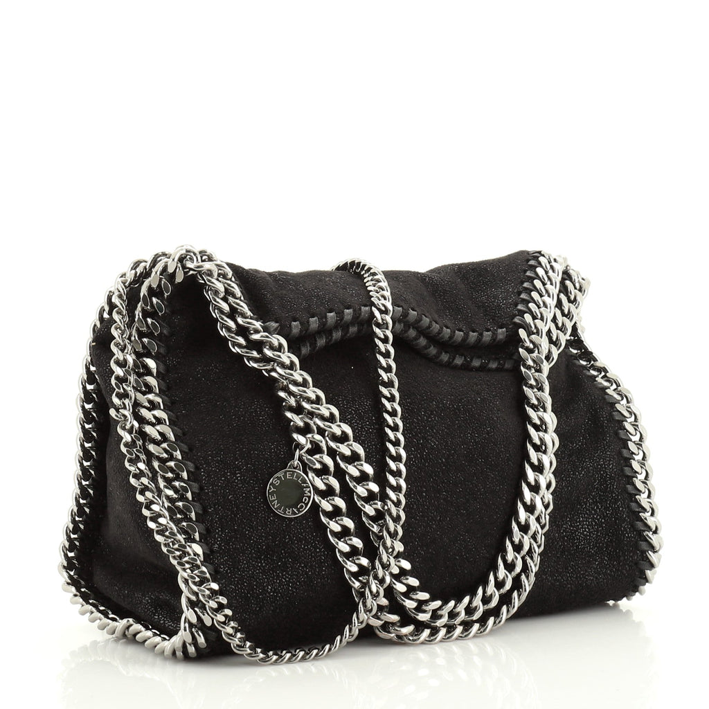 Falabella Fold Over Crossbody Bag Shaggy Deer Mini
