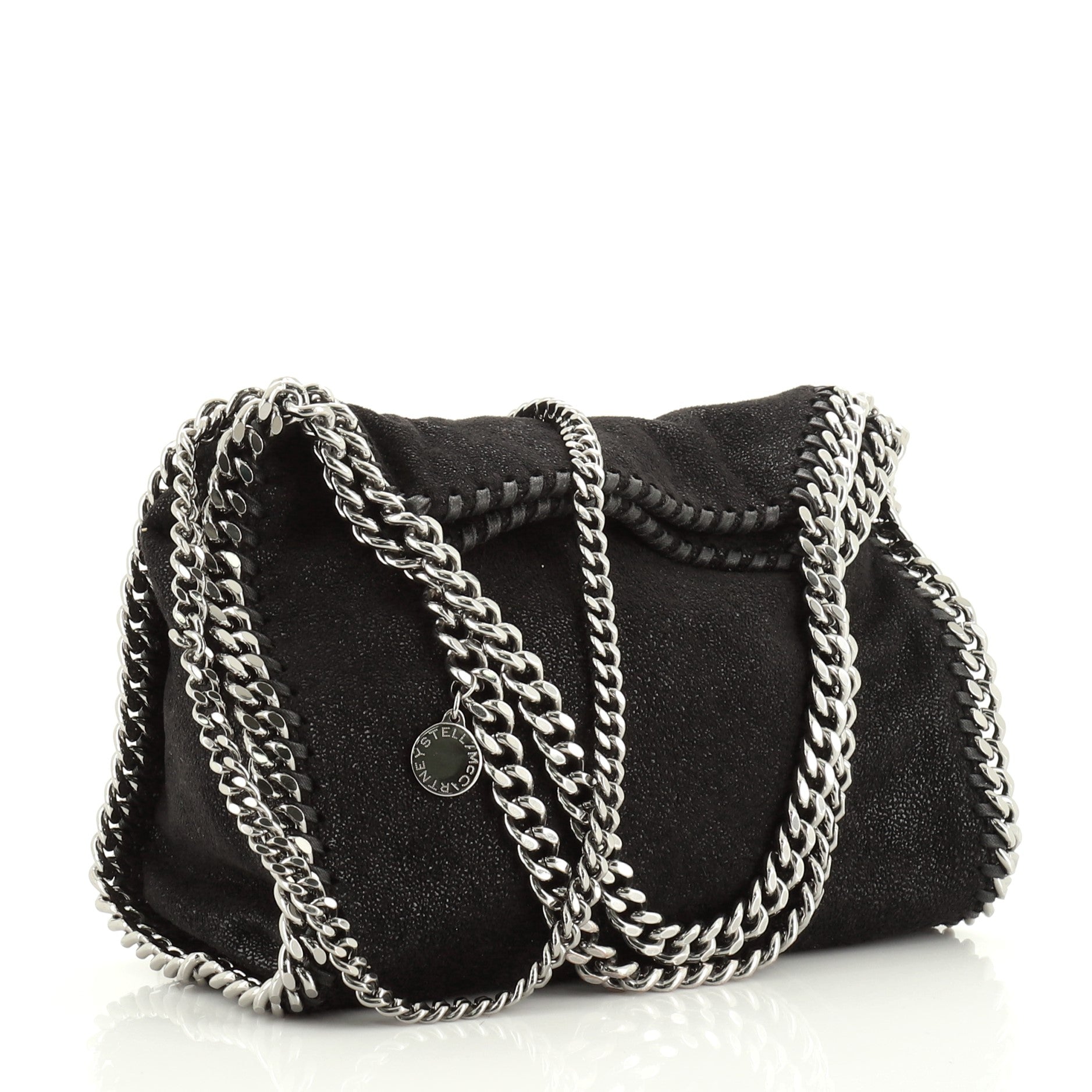Falabella Fold Over Crossbody Bag Shaggy Deer Mini