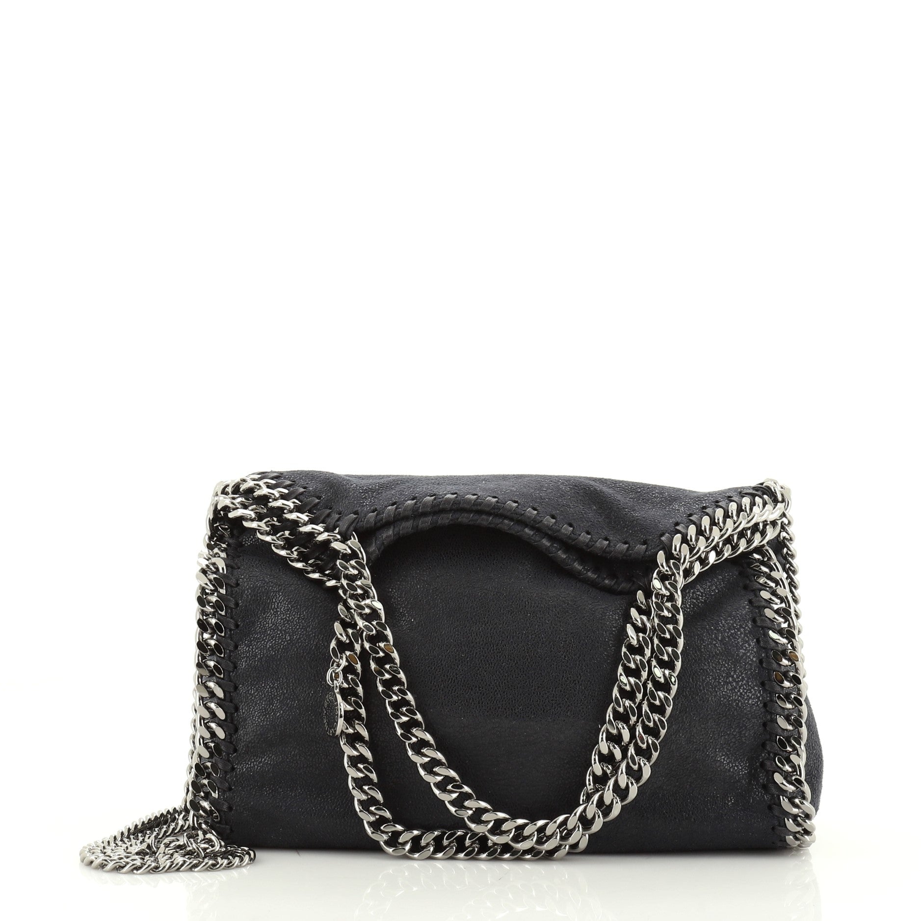 Falabella Fold Over Crossbody Bag Shaggy Deer Mini